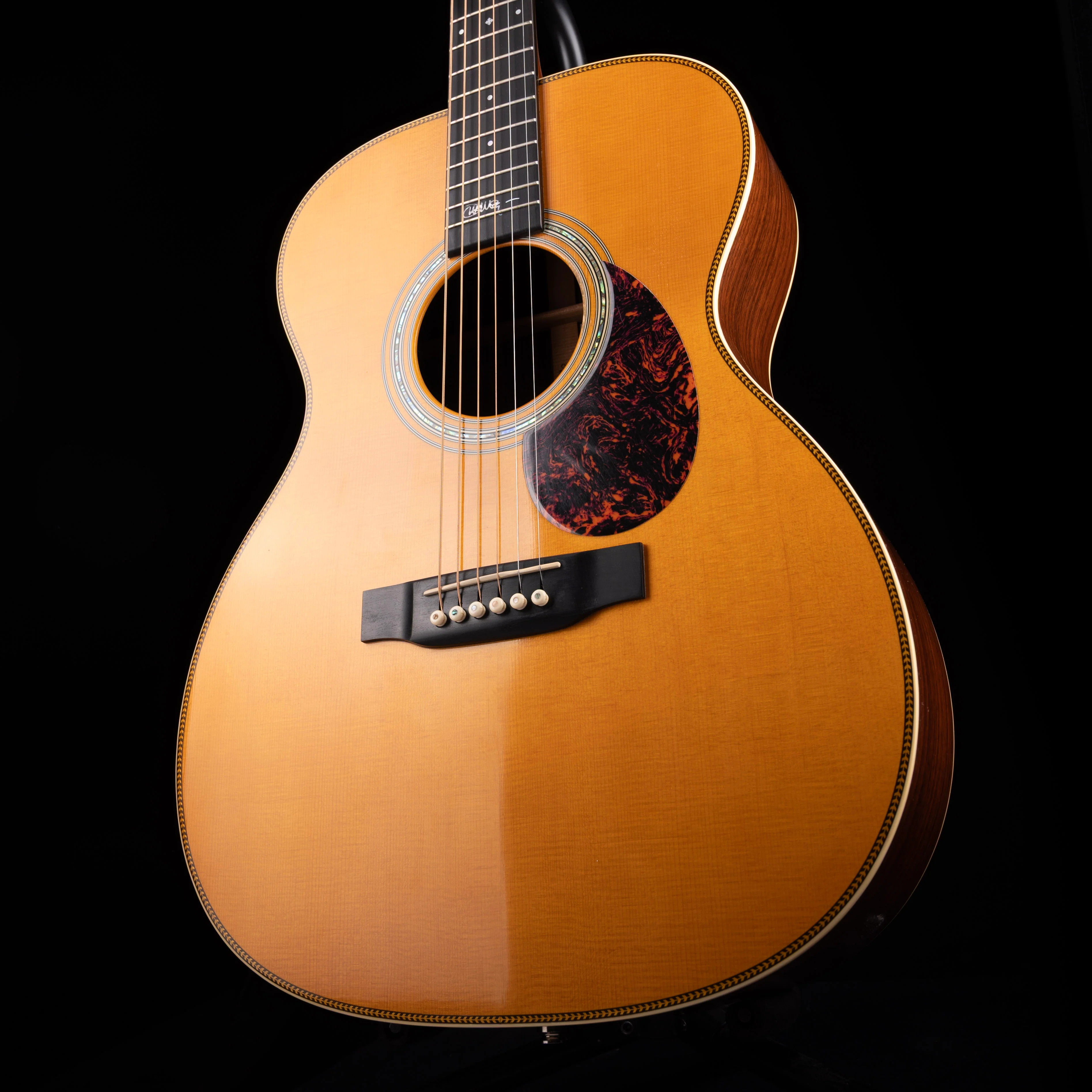 Used Martin OMJM Natural Acoustic Electric Guitar With OHSC - Image 7