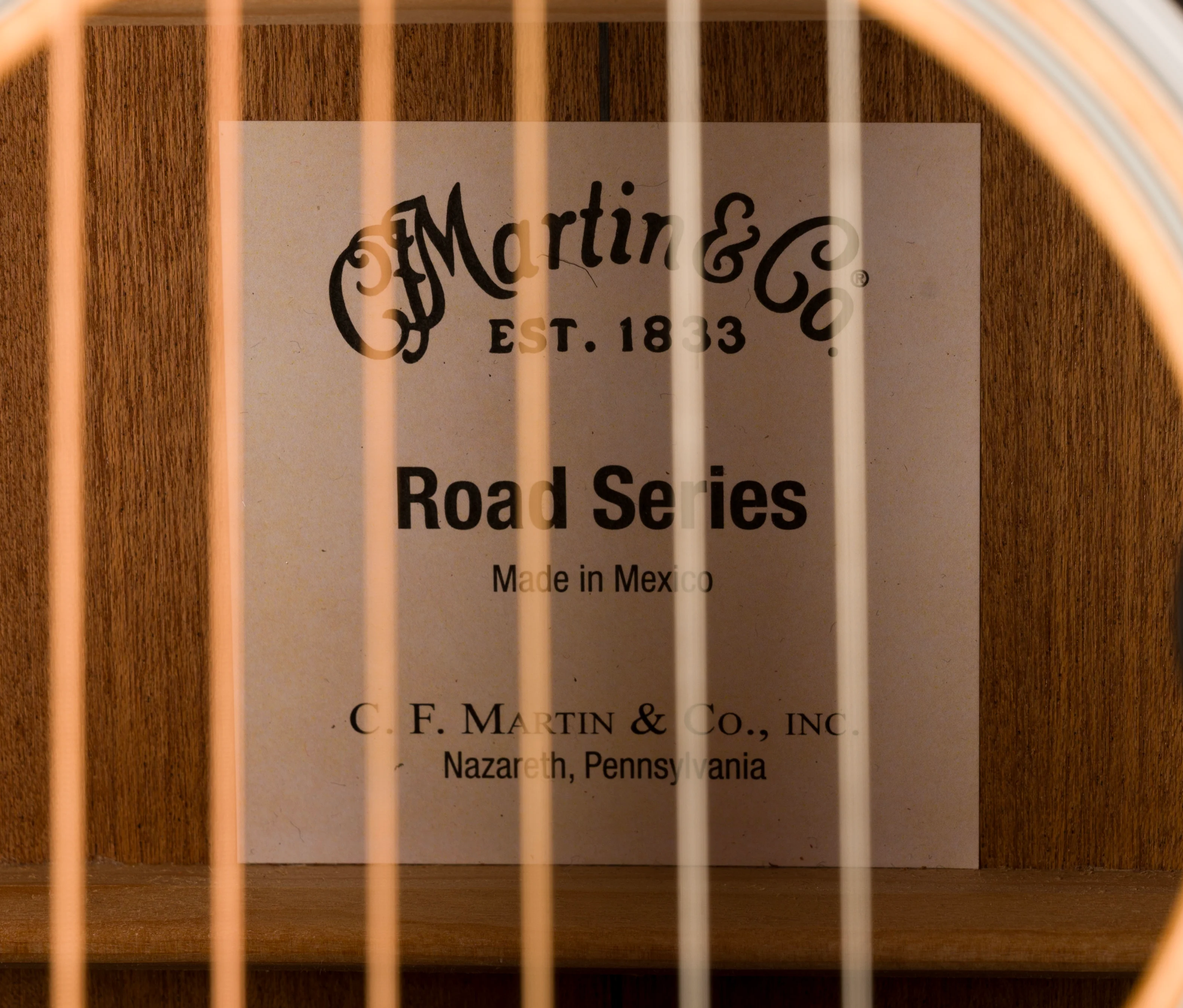 Used Martin Road Series D-12E Acoustic Electric Guitar Natural with Gig Bag - Image 12