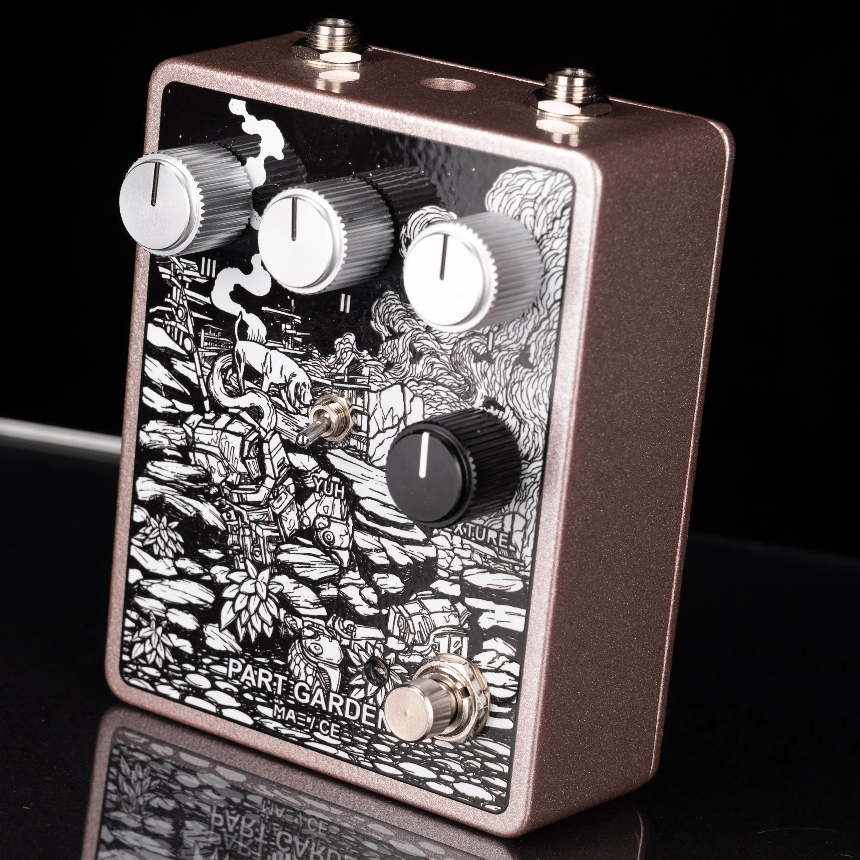 Used Mask Audio Electronics Part Garden Fuzz Pedal - Image 2