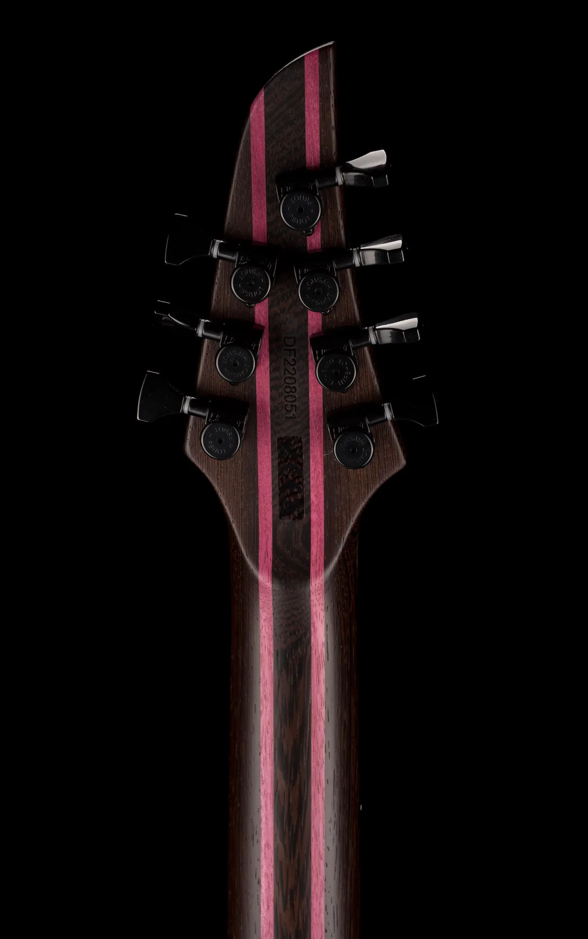 Mayones Duvell BL 7 String 27" Baritone Black Limba Trans Natural Matte Finish - Image 16