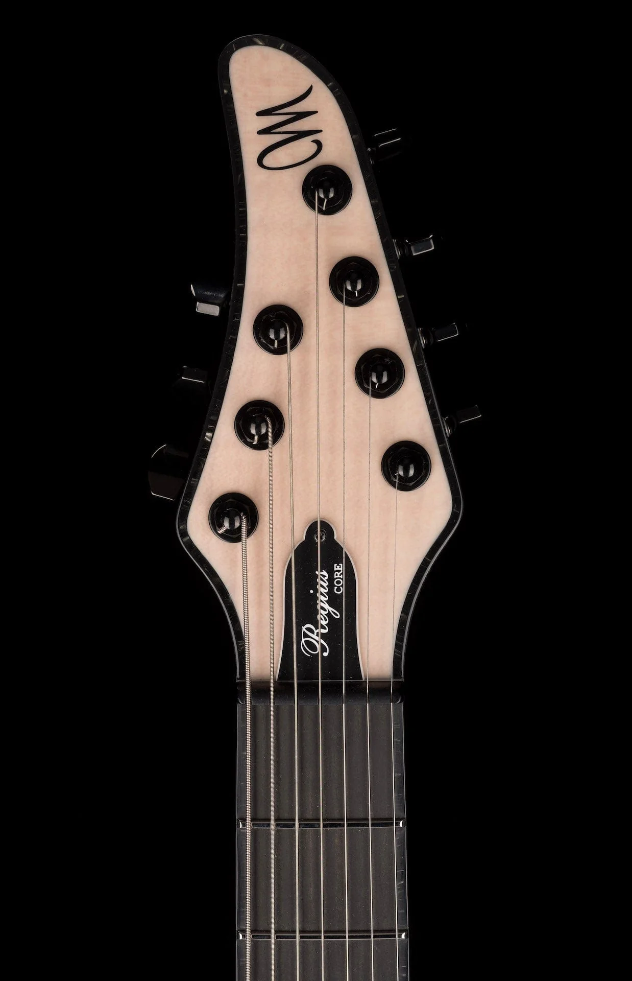 Used Mayones Regius Core 7 Trans White with OHSC - Image 16
