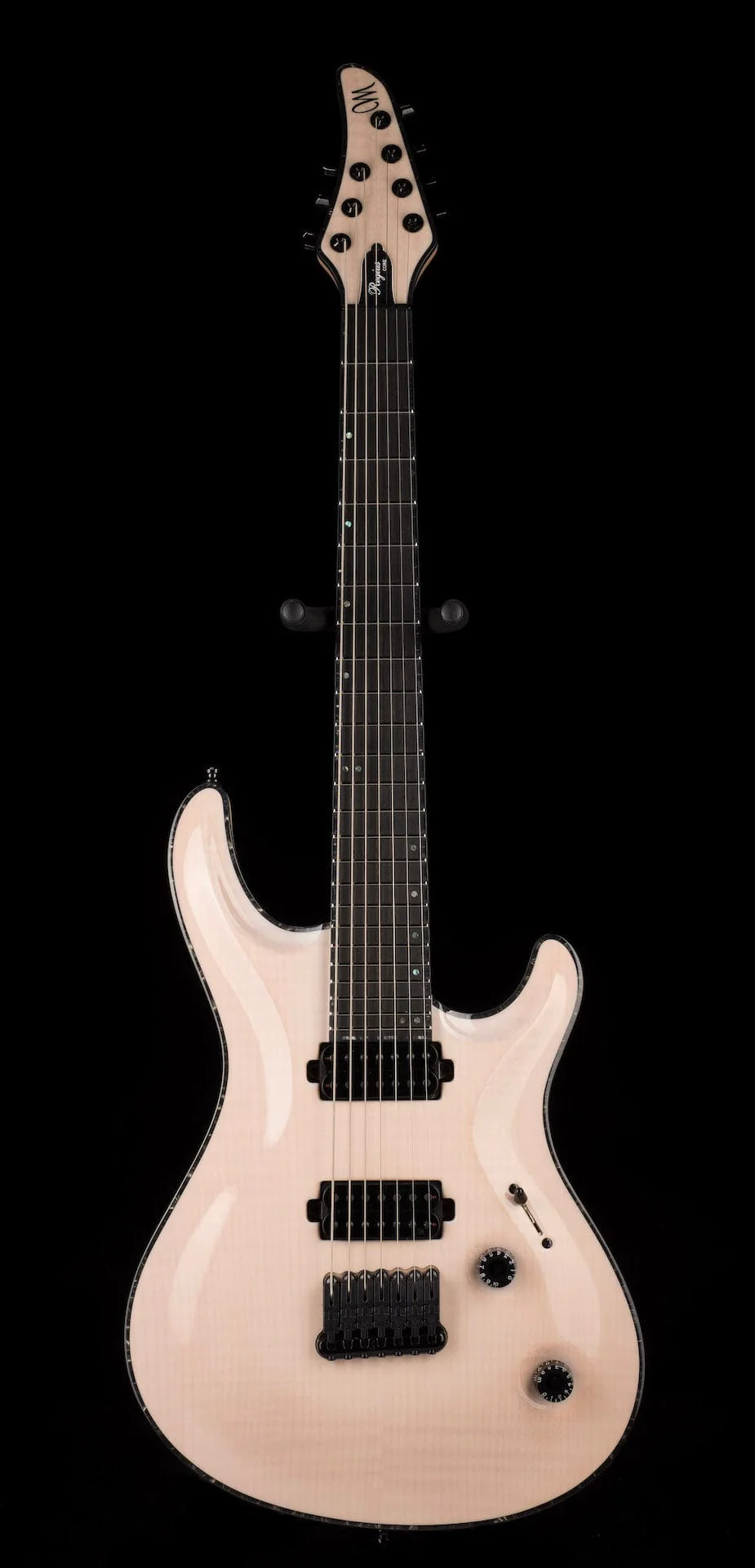 Used Mayones Regius Core 7 Trans White with OHSC - Image 2