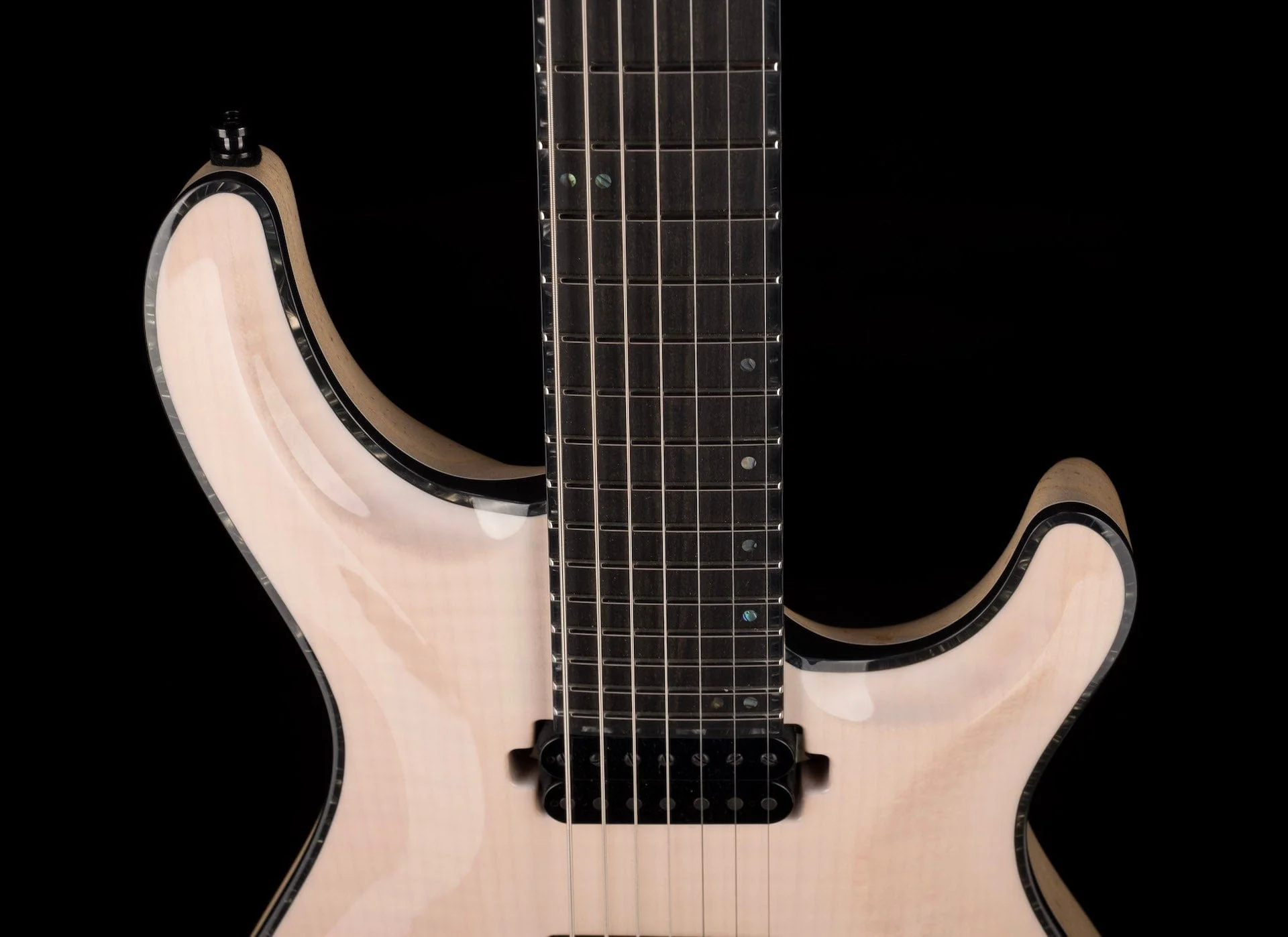 Used Mayones Regius Core 7 Trans White with OHSC - Image 3