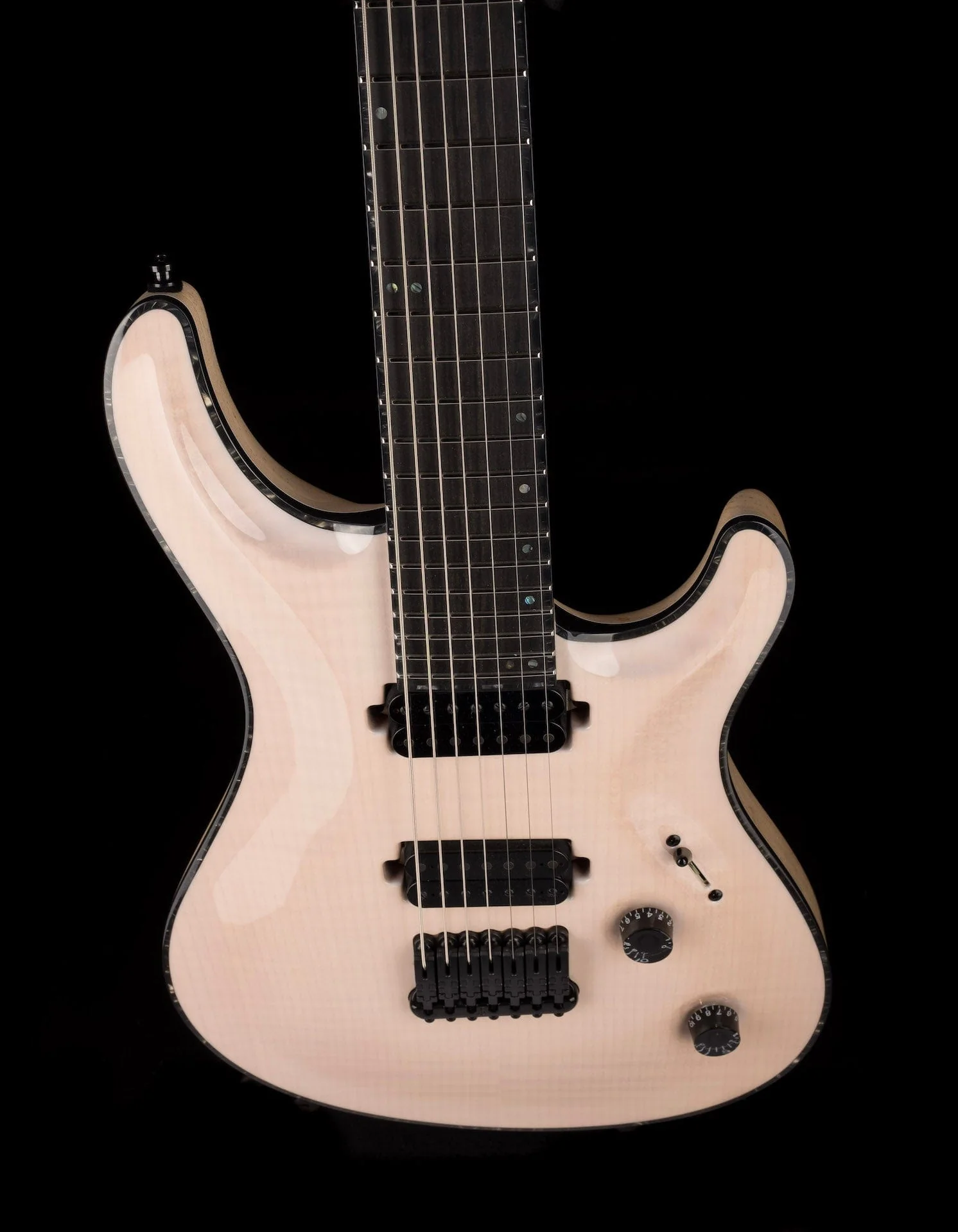 Used Mayones Regius Core 7 Trans White with OHSC - Image 4