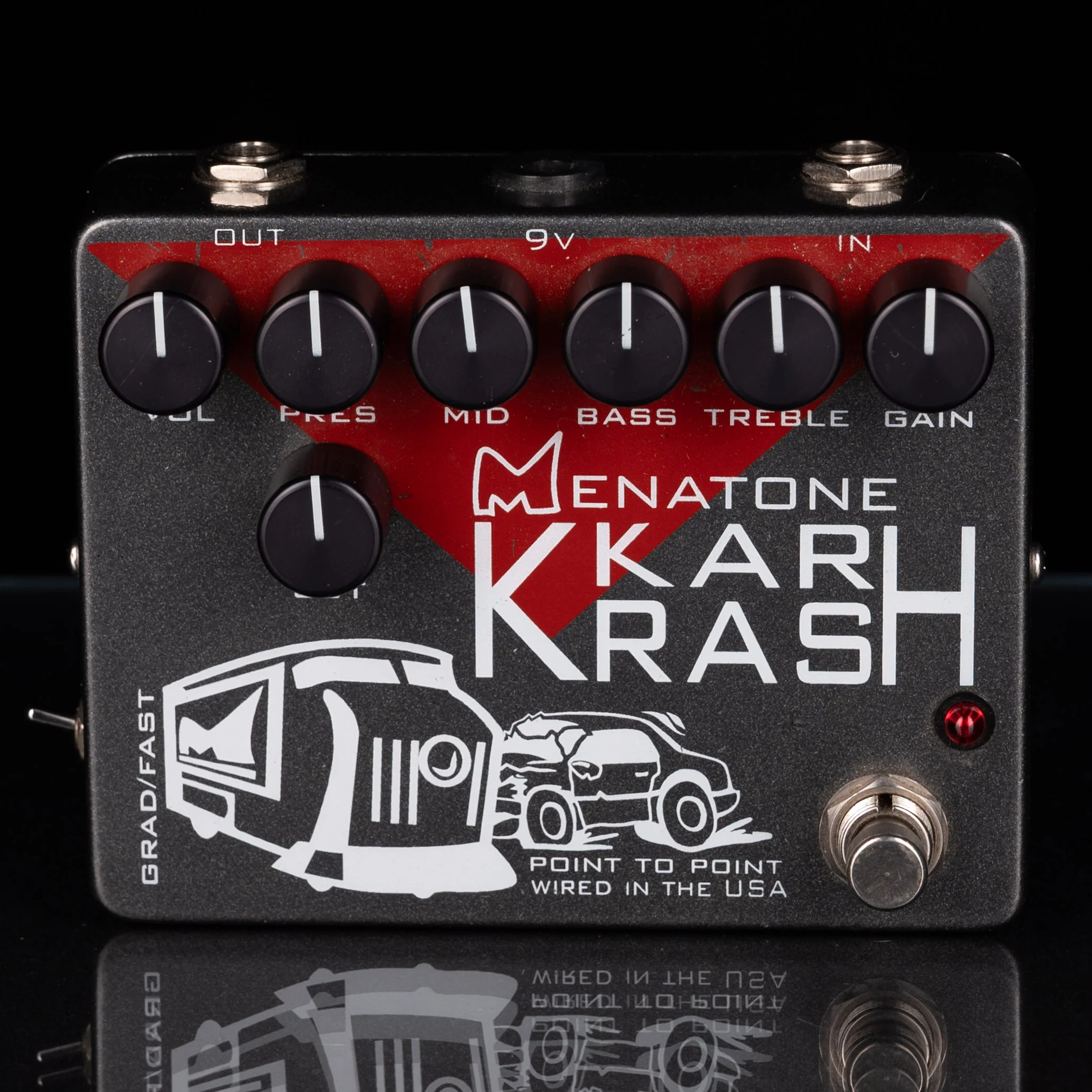 Used Menatone Kar Krash Overdrive Pedal with Box - Image 2