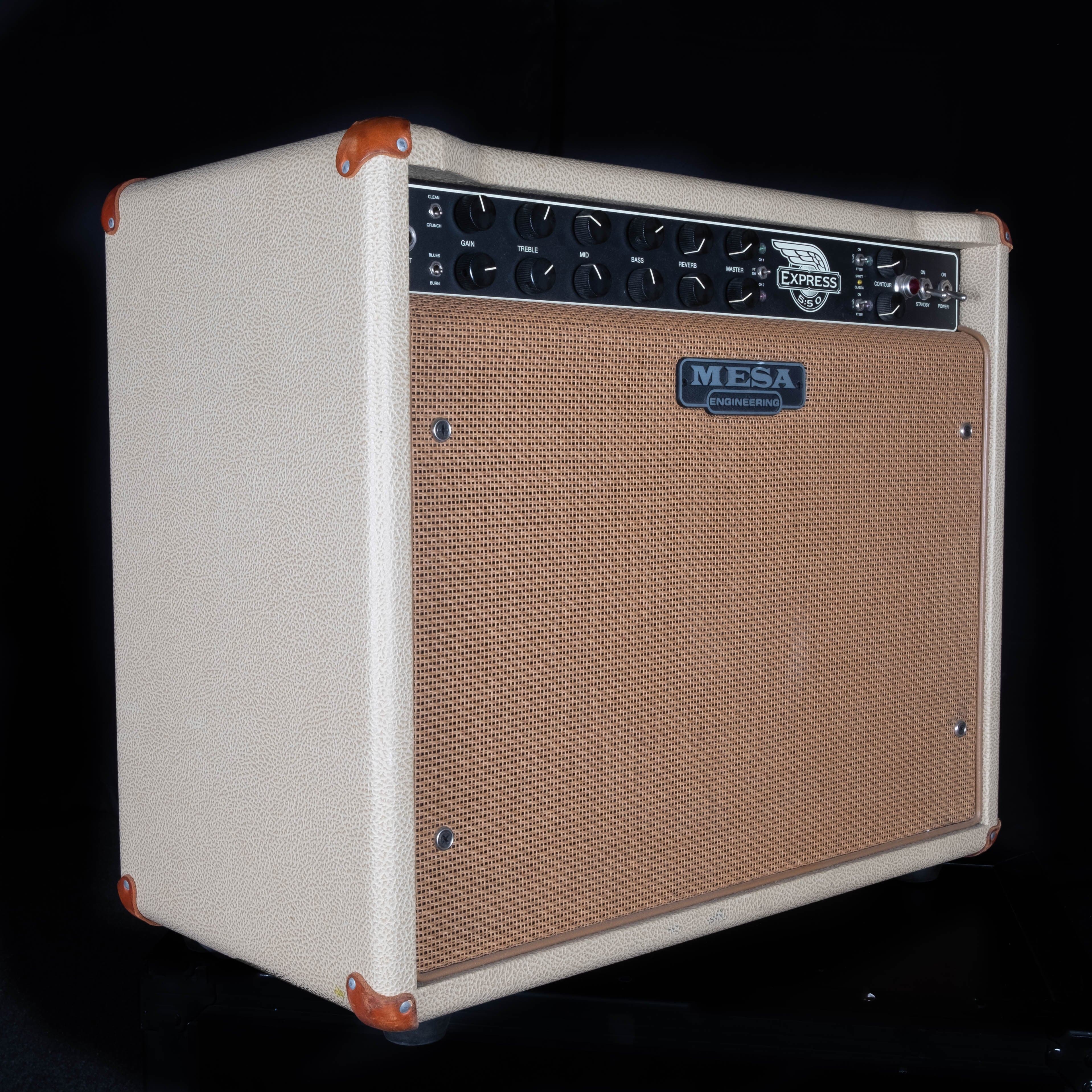 Used Mesa-Boogie Express 5:50 1x12" Combo Guitar Amplifier Blonde Tolex - Image 2