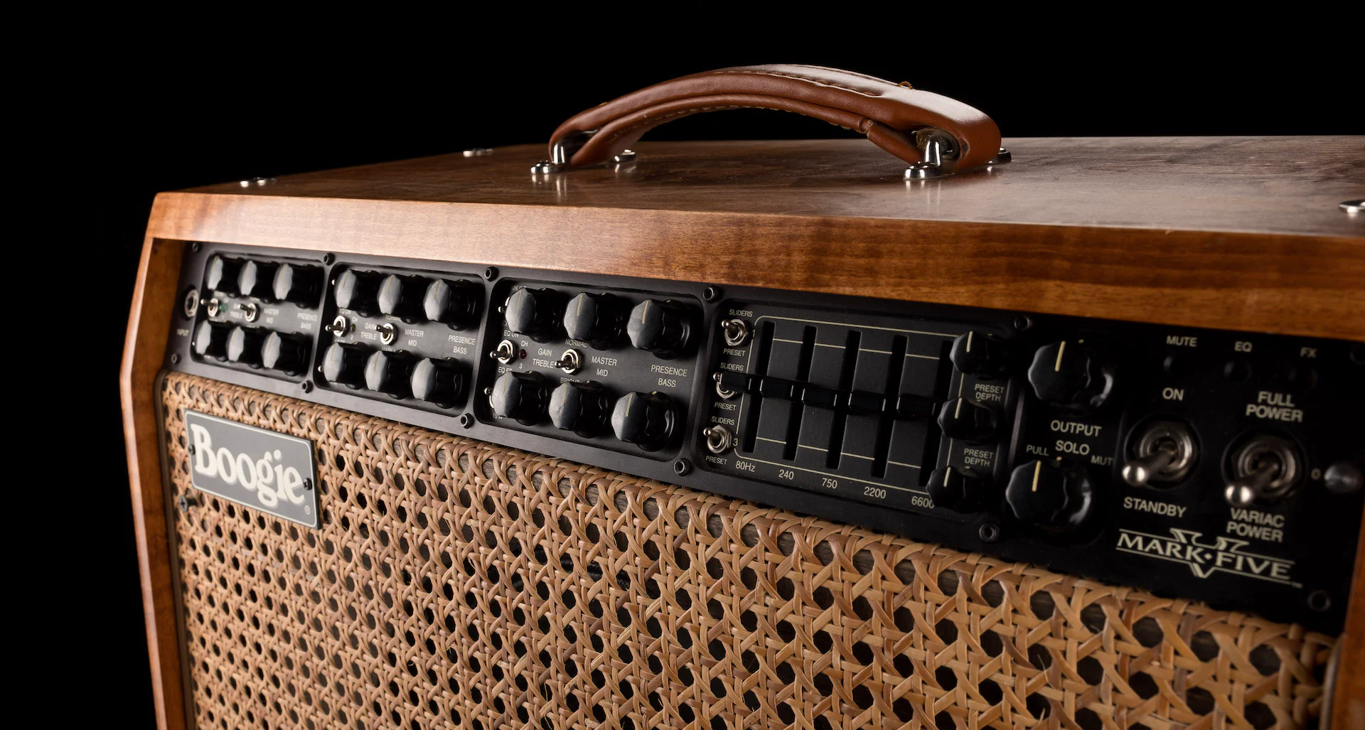 Used Mesa Boogie Mark V 90 Hardwood 1x12" Guitar Amp Combo With Footswitch And Cover - Image 3