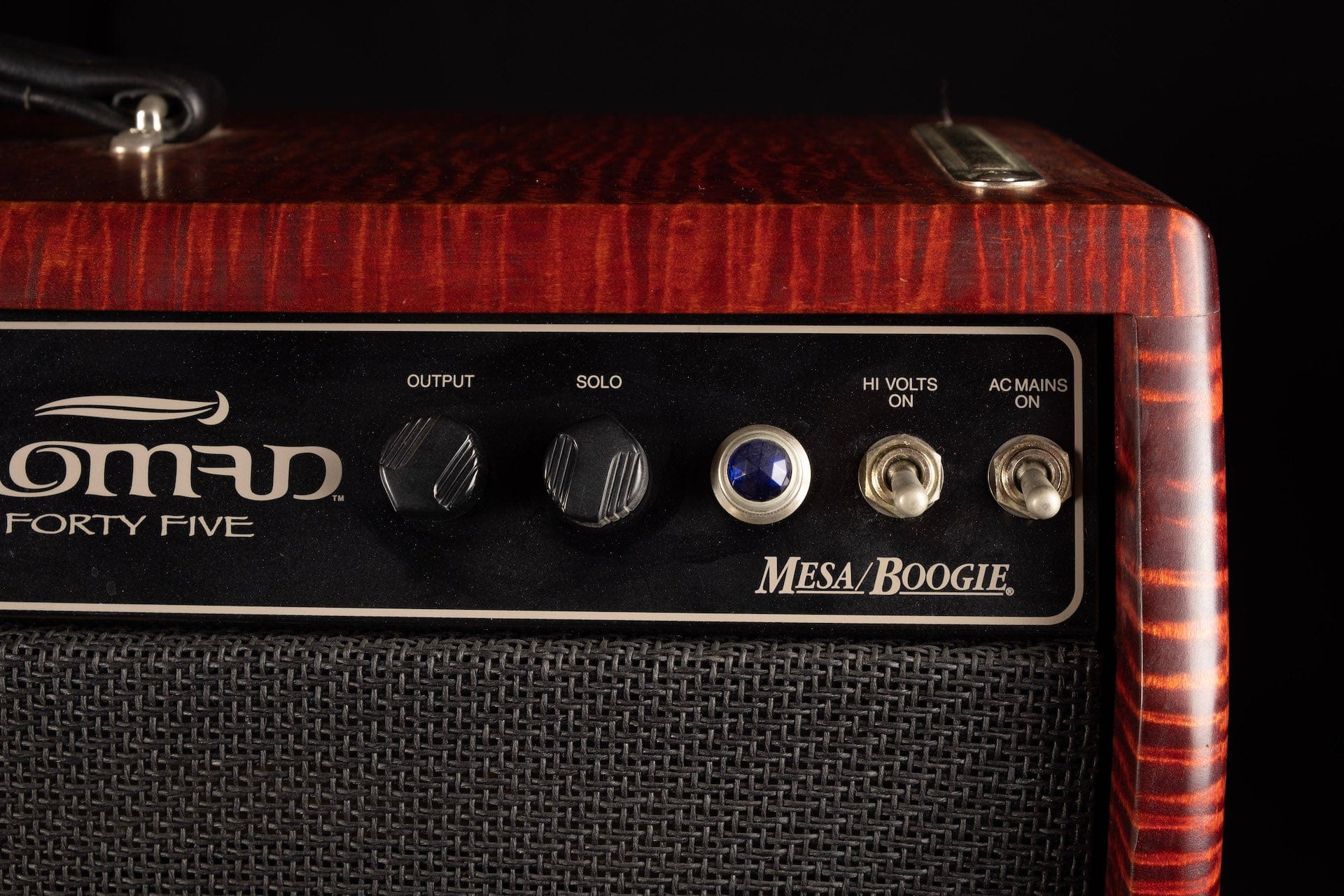 Used Mesa-Boogie Limited Edition Nomad 45 Flame Maple Red Stained 2x12" Tube Guitar Amp Combo With Footswitch - Image 8