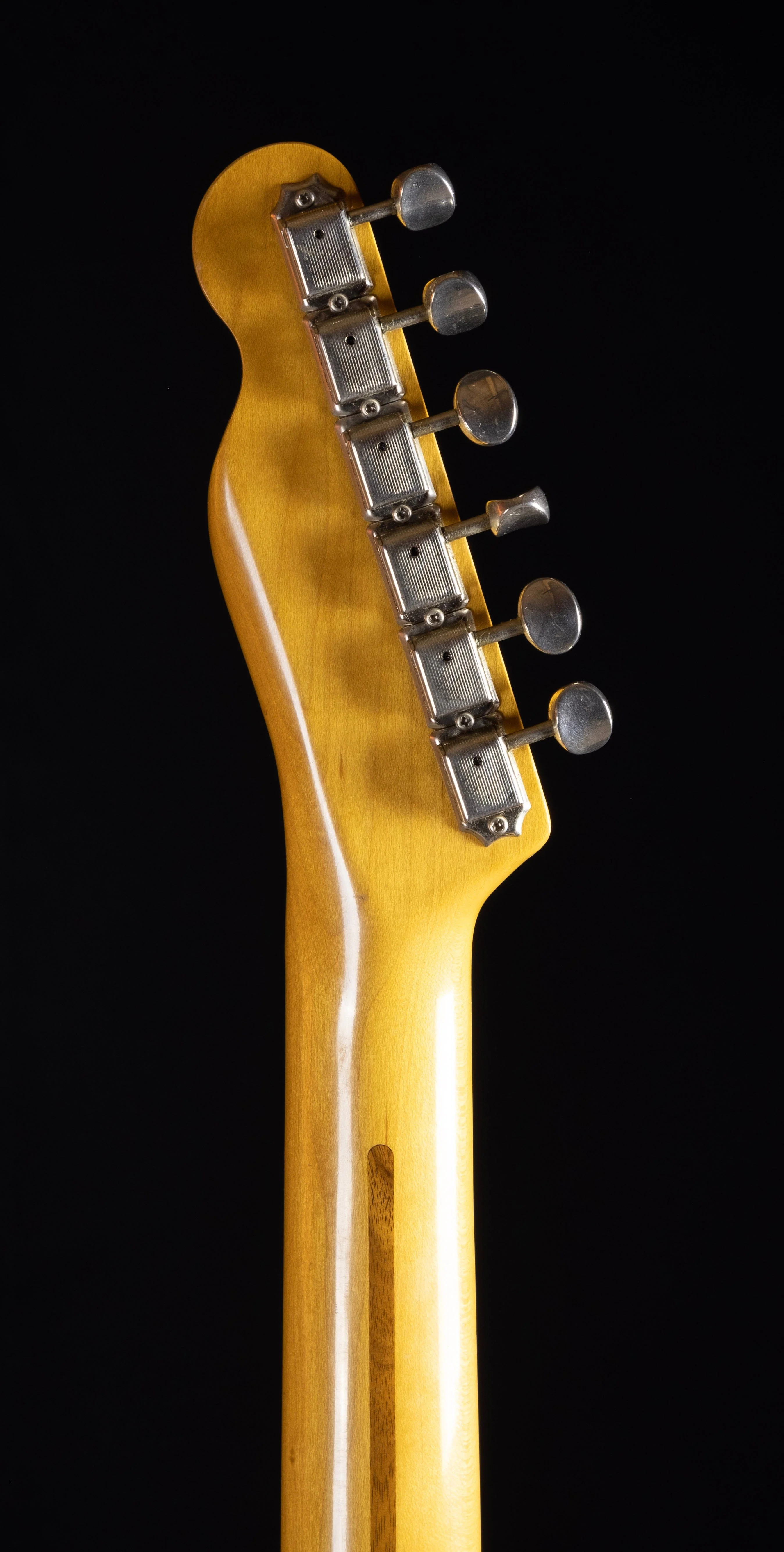 Used Mid 80s Fender 1952 Telecaster Reissue Butterscotch Blonde Electric Guitar With Bag - Image 11