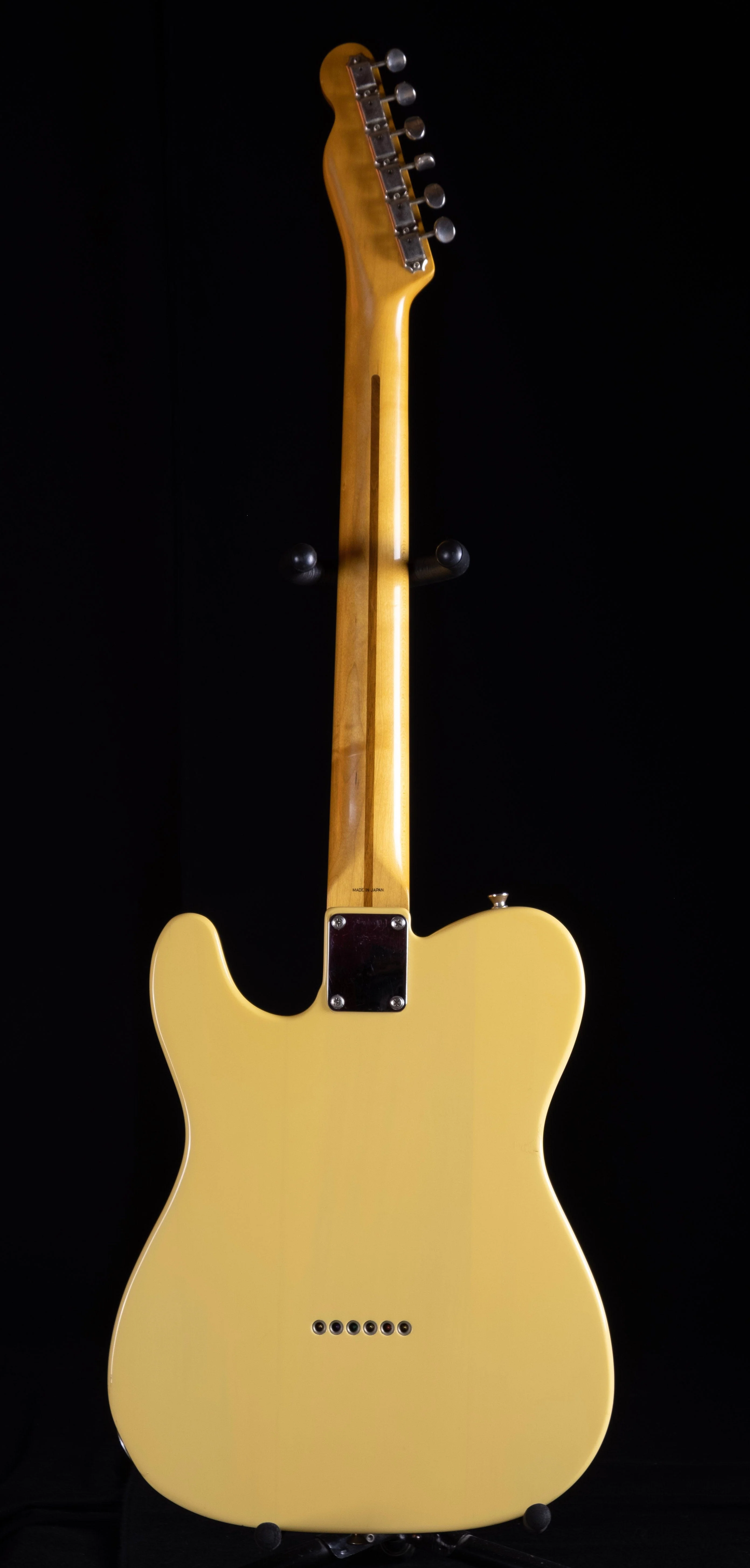 Used Mid 80s Fender 1952 Telecaster Reissue Butterscotch Blonde Electric Guitar With Bag - Image 6