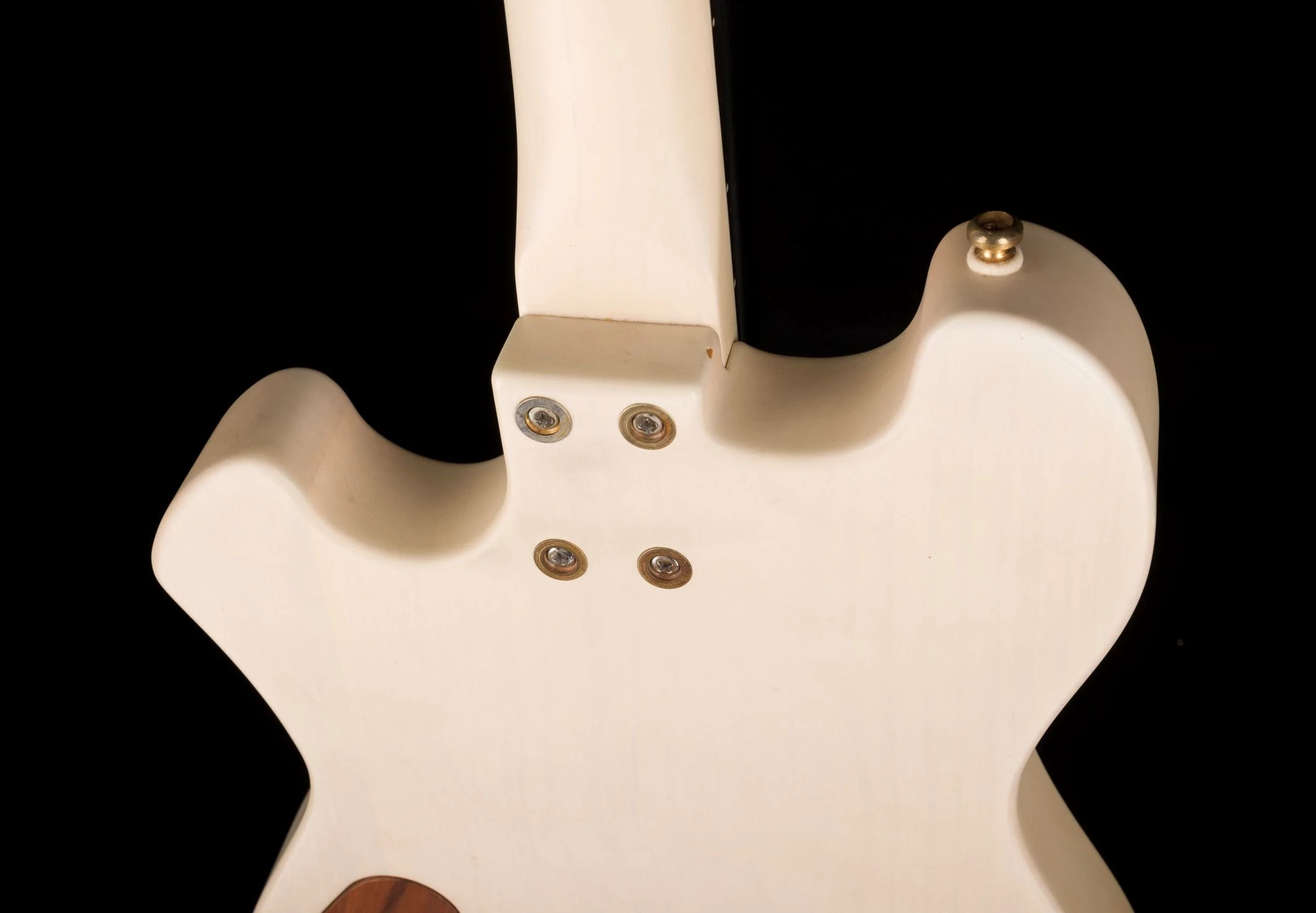 Used Moniker Guitars Texas BBQ 1 of 1 Trans White Electric Guitar with OHSC - Image 10