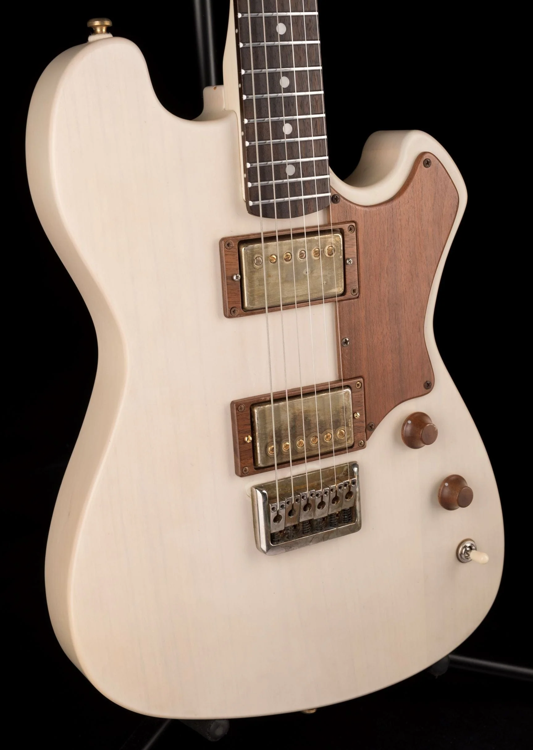Used Moniker Guitars Texas BBQ 1 of 1 Trans White Electric Guitar with OHSC - Image 12