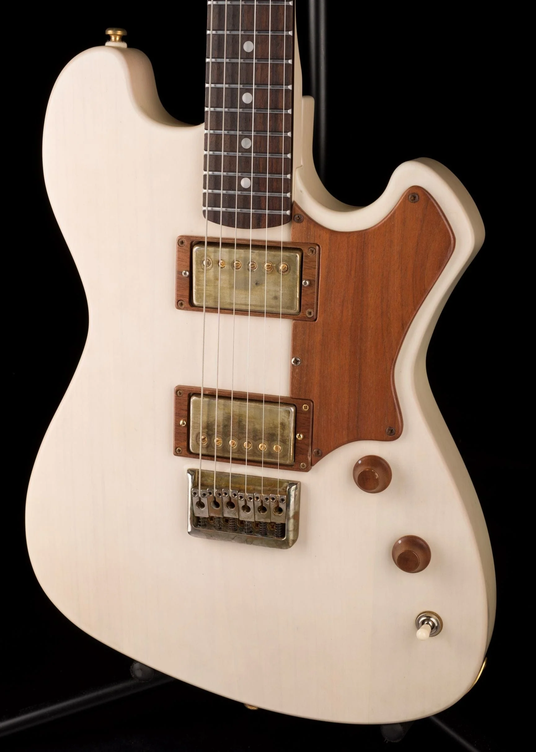 Used Moniker Guitars Texas BBQ 1 of 1 Trans White Electric Guitar with OHSC - Image 8
