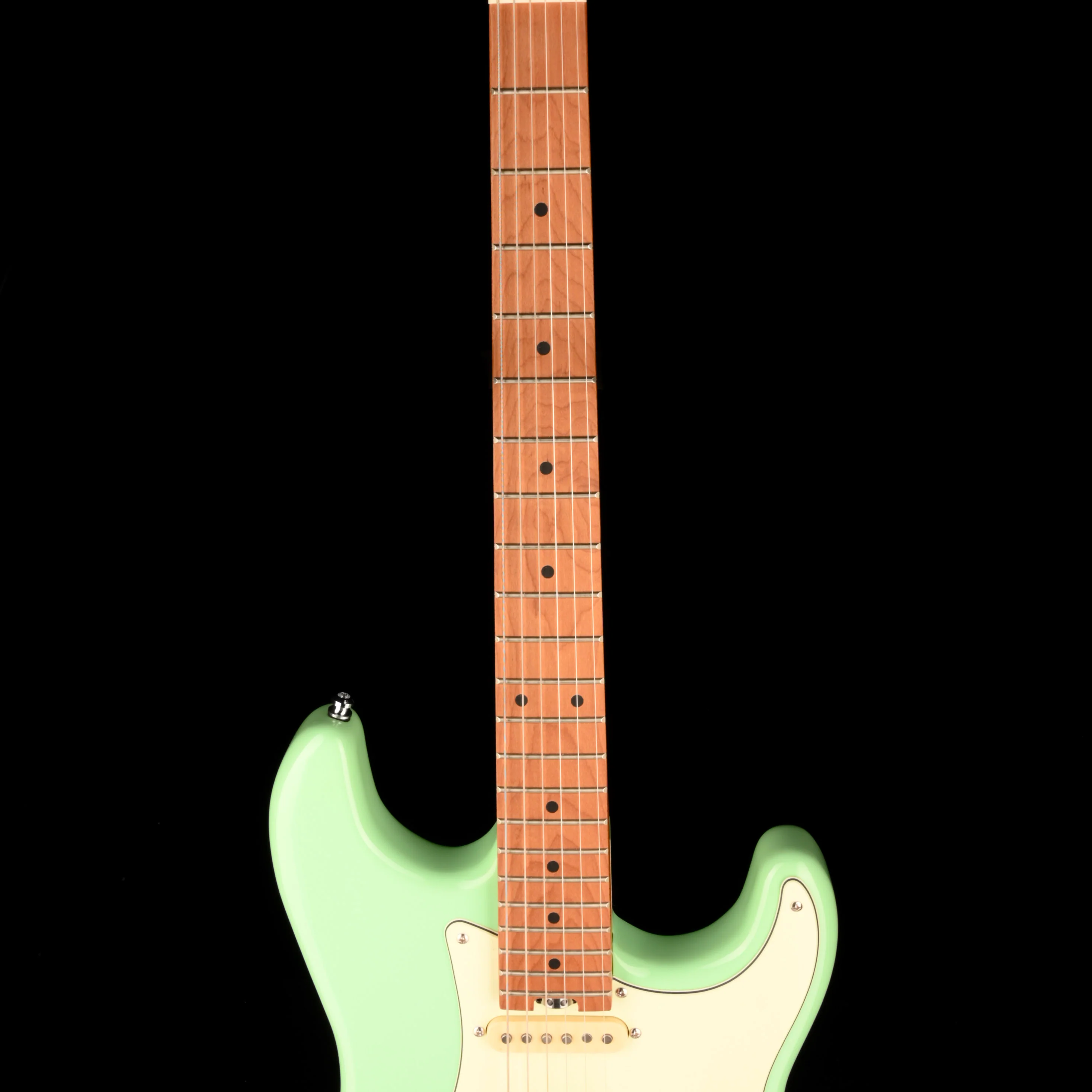 Used Mooer GTRS S801 Intelligent Guitar/Amp/Footswitch Kit, S-Style Electric Guitar Seafoam Green - Image 8