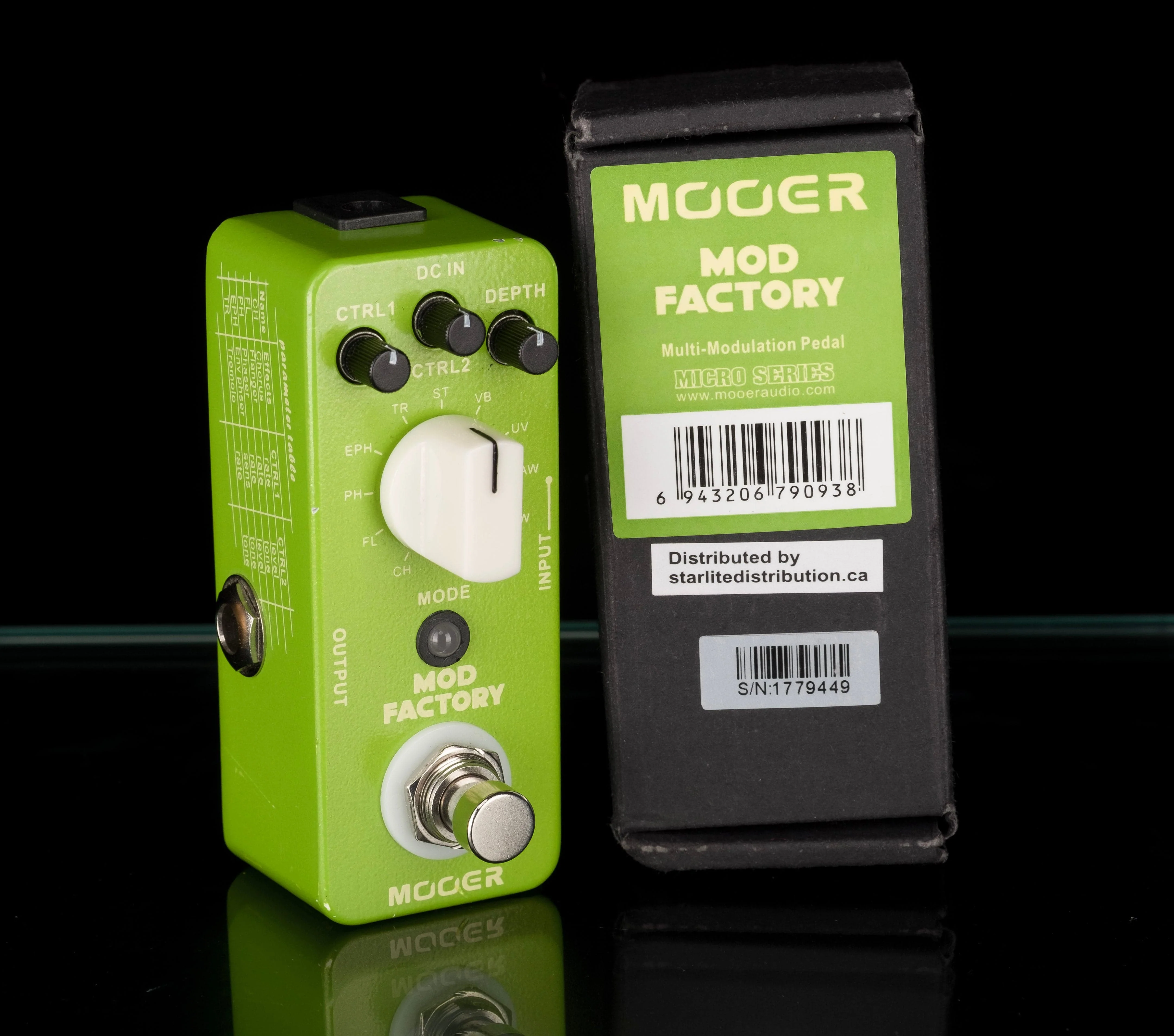 Used Mooer Mod Factory Guitar Effect Pedal WIth Box