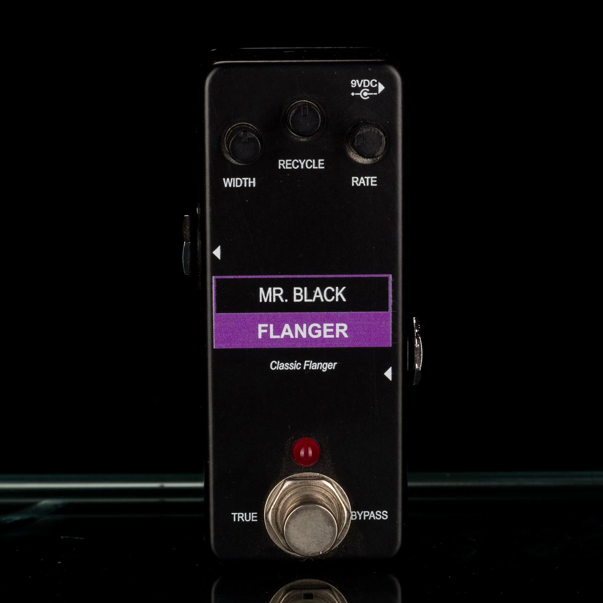 Used Mr. Black Mini Flanger Guitar Effect Pedal With Box - Image 2