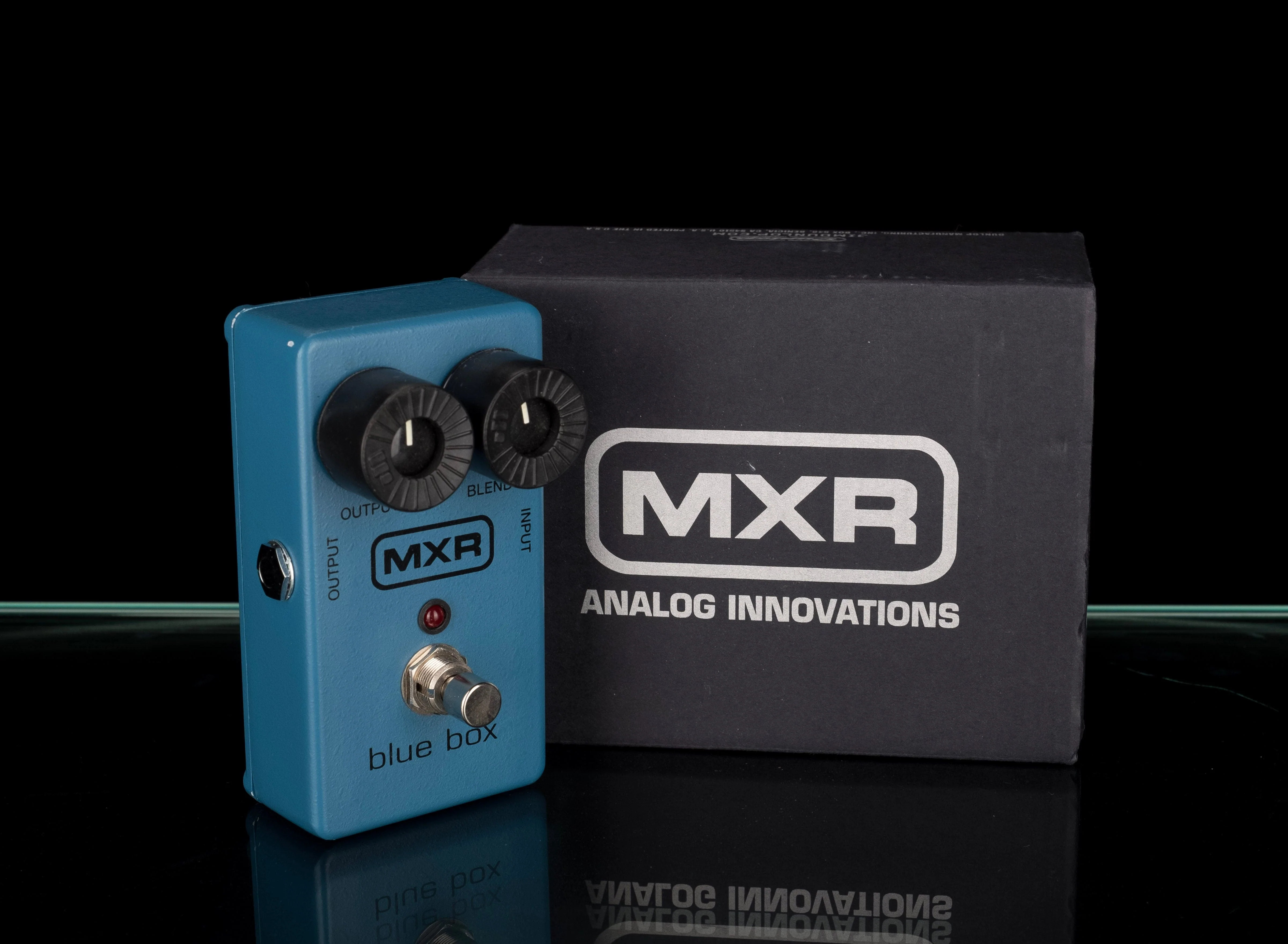 Used MXR M103 Blue Box Octave Fuzz Pedal With Box