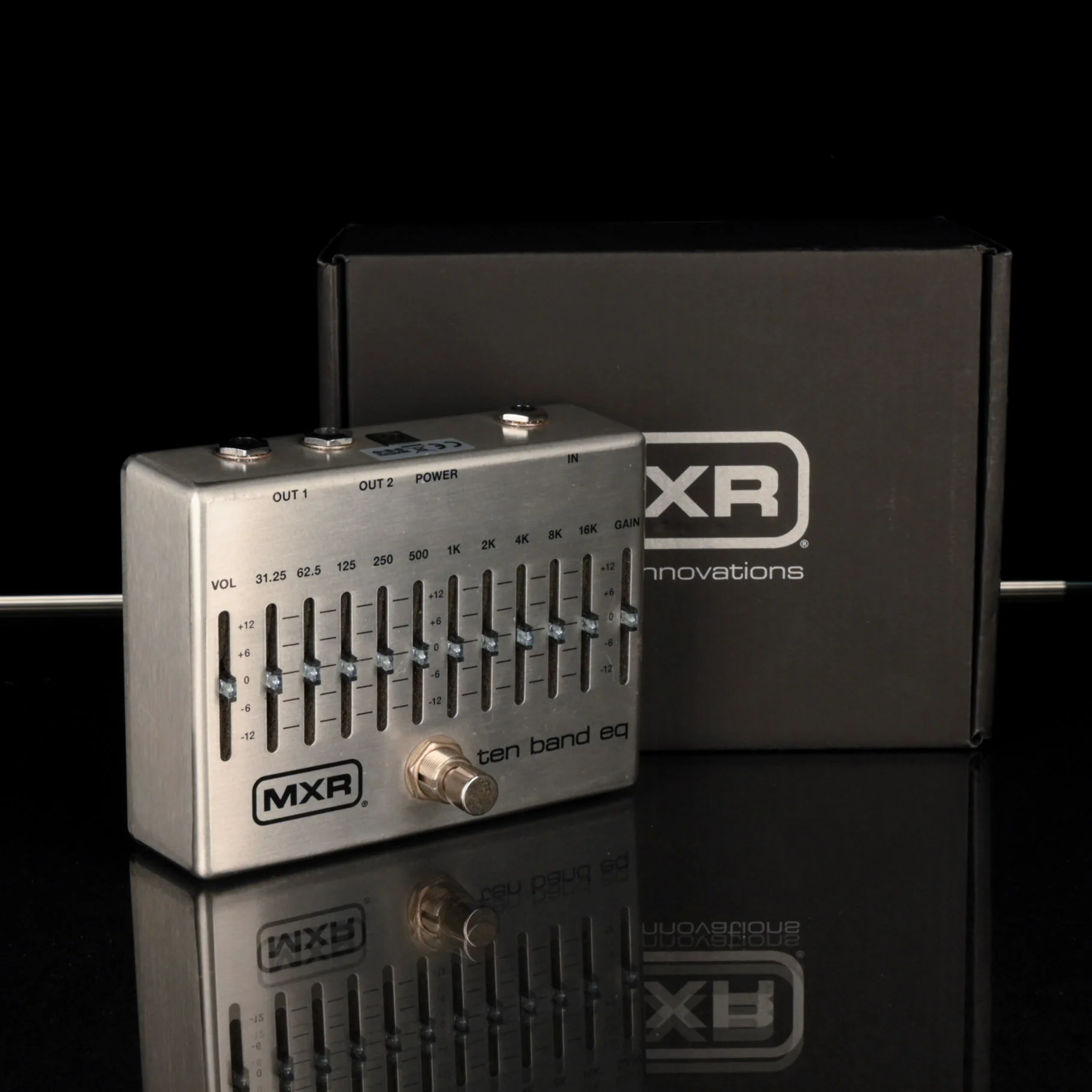 Used MXR M108 10-Band EQ Guitar Effect Pedal With Box - 2