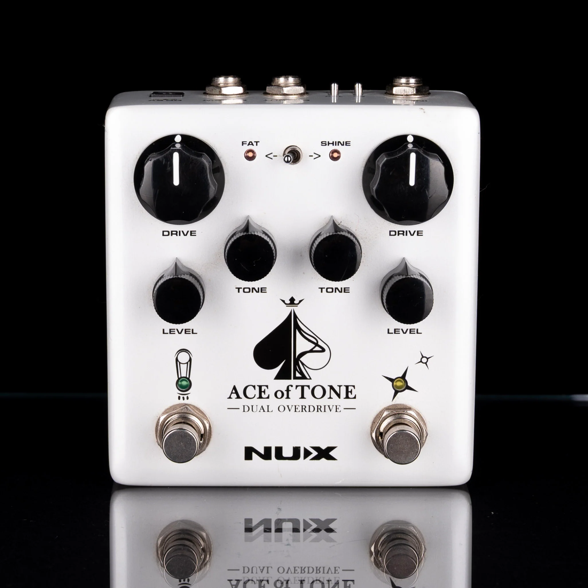Used NUX Ace of Tone Dual Overdrive Pedal with Box - Image 2