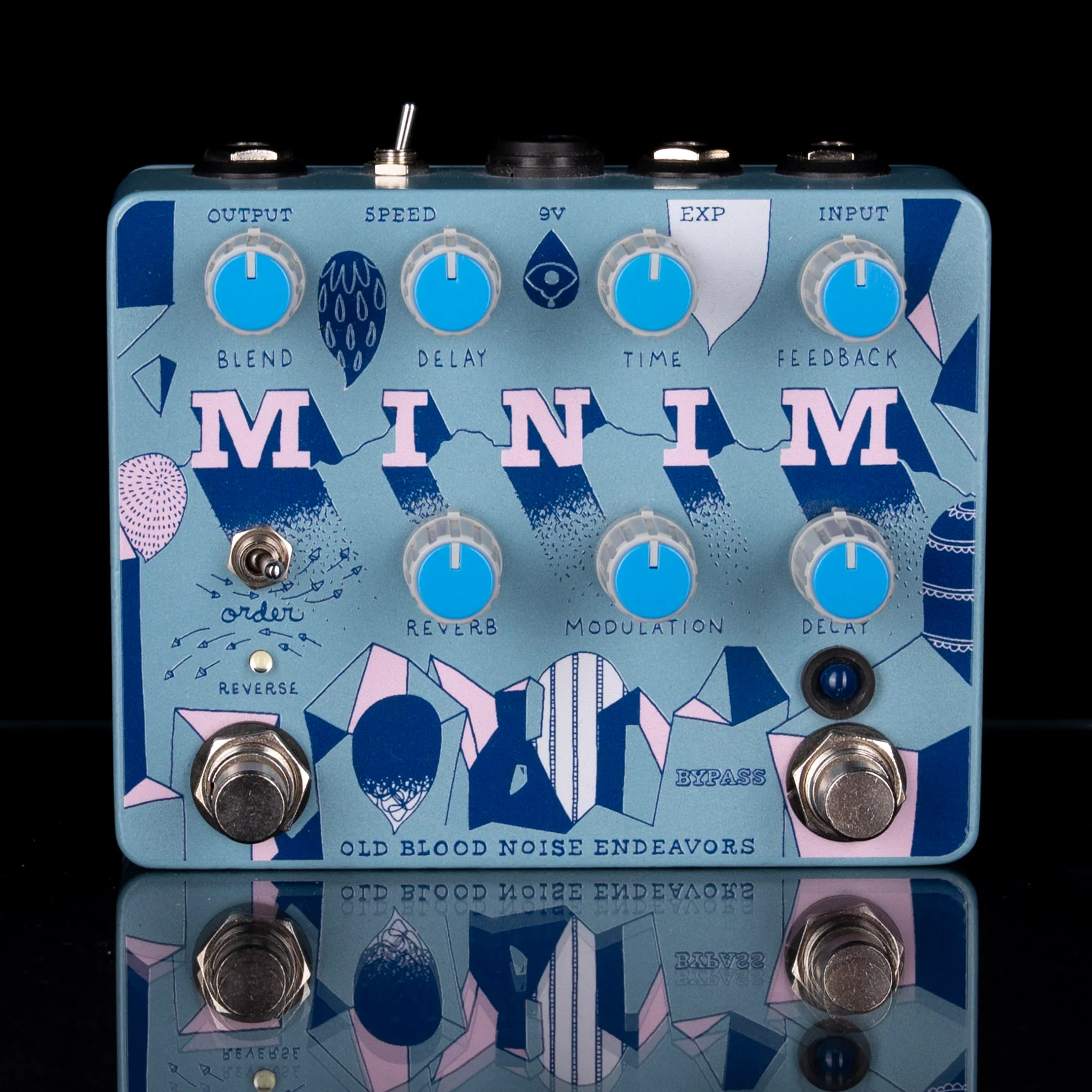 Used Old Blood Noise Endeavors Minim Delay and Reverb Pedal with Box - Image 2