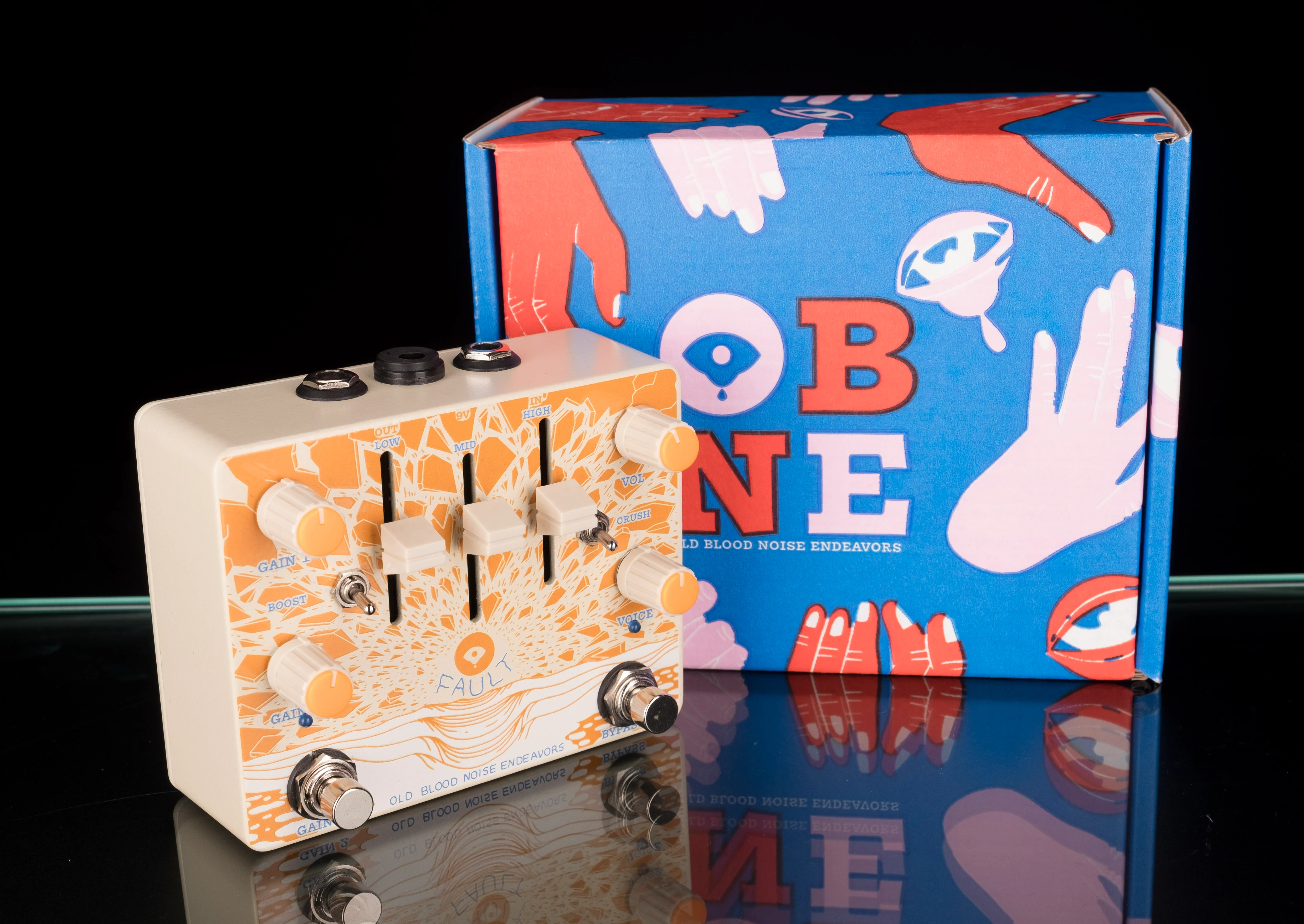 Used Old Blood Noise Fault V2 Overdrive Distortion Pedal with Box