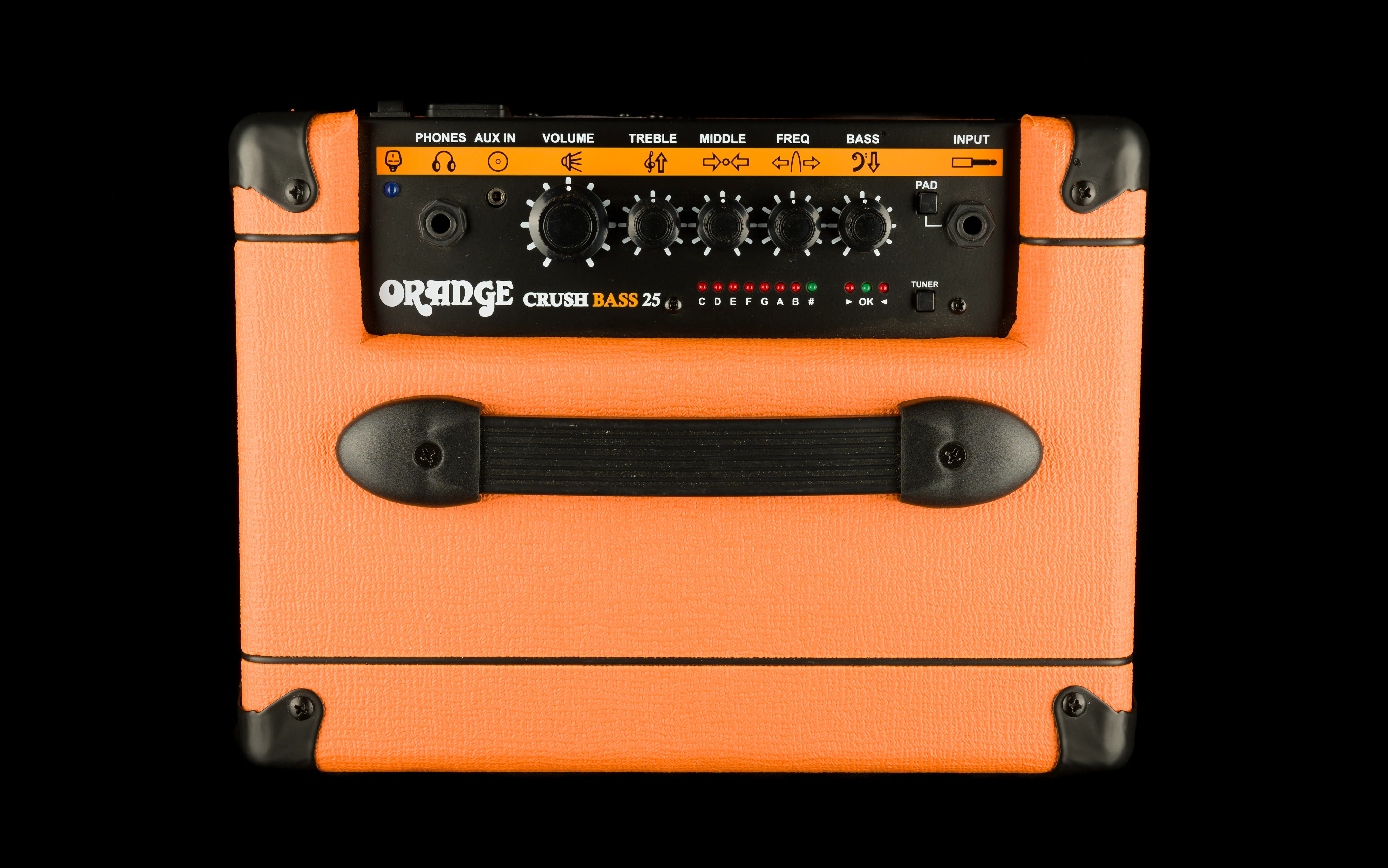 Used Orange Crush 25 Bass 25-Watt Bass Amp Combo - Orange - Image 3