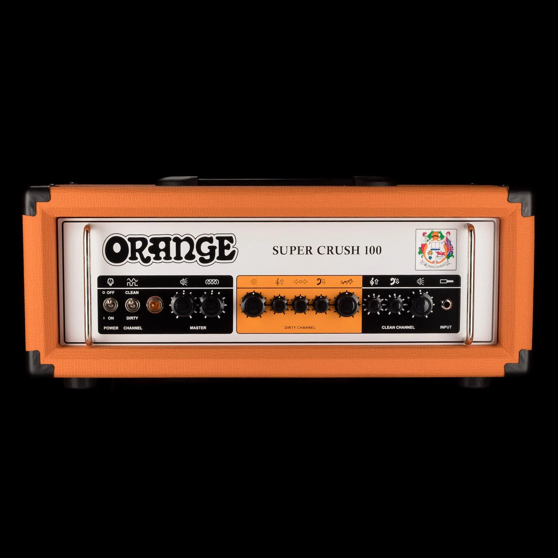Used Orange Crush Super 100 Orange Guitar Amp Head