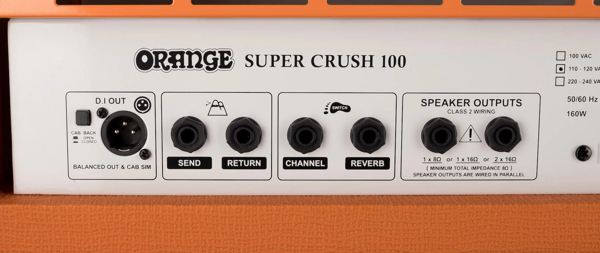Used Orange Crush Super 100 Orange Guitar Amp Head - Image 10