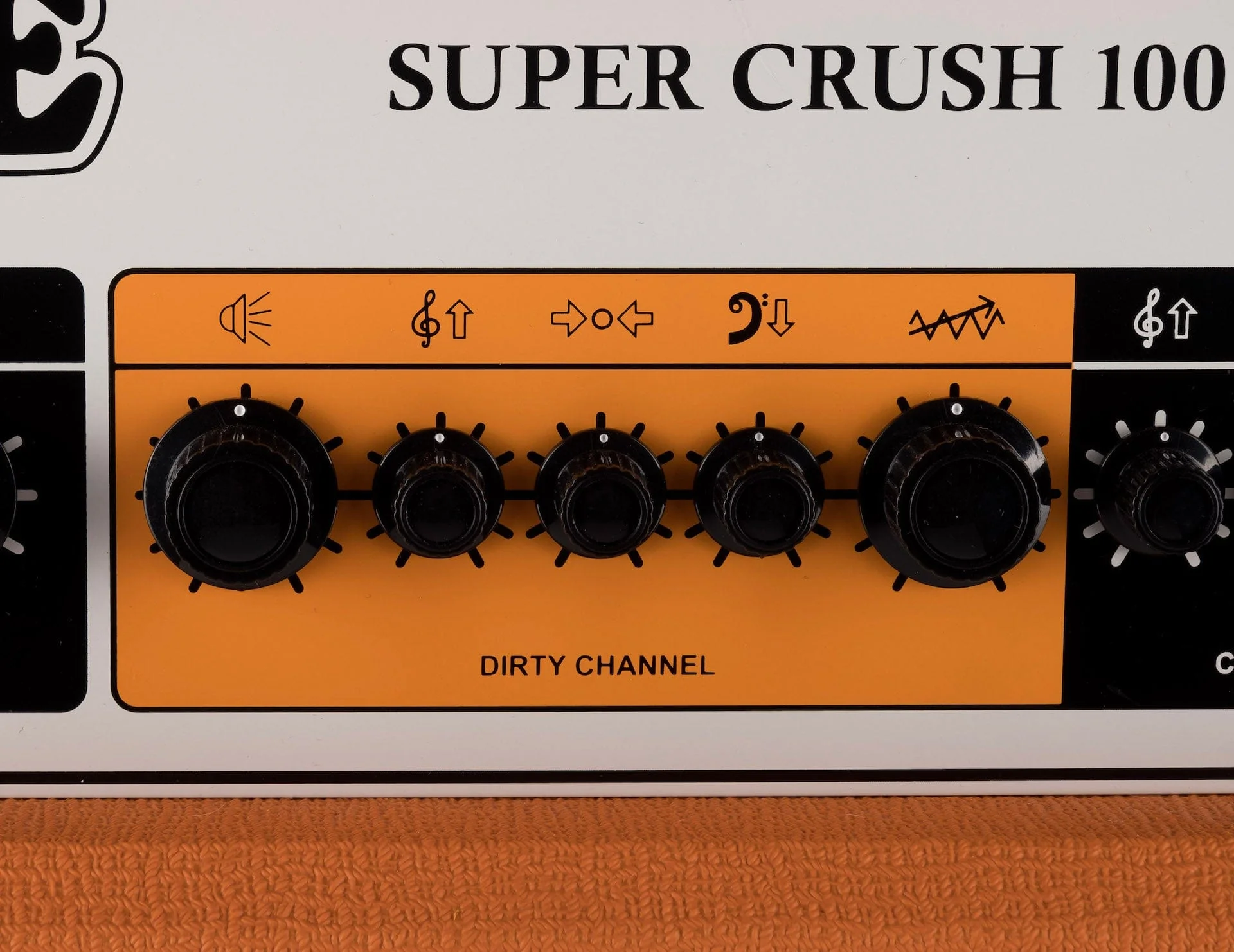 Used Orange Crush Super 100 Orange Guitar Amp Head - Image 5