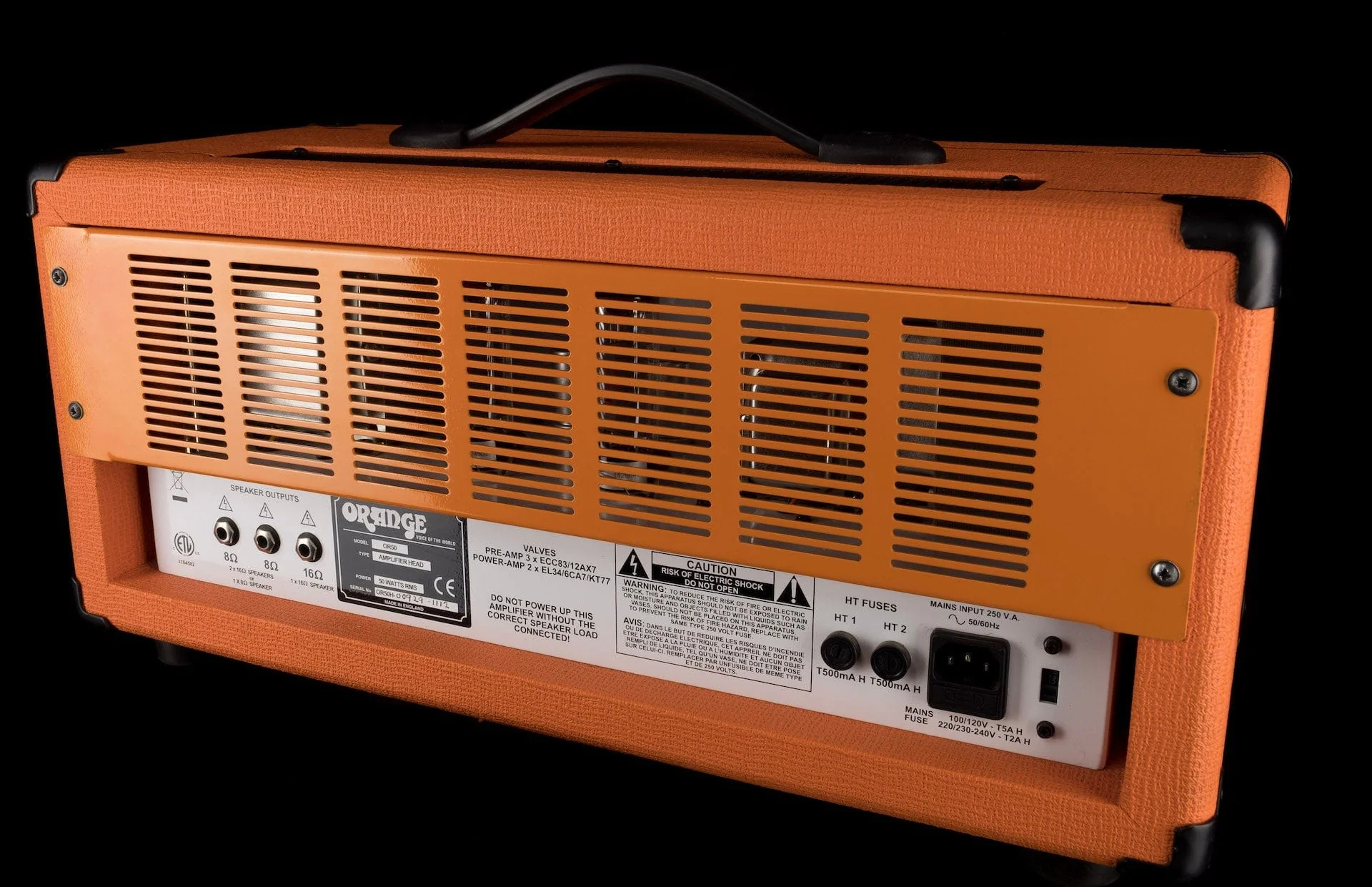 Used Orange OR50H Guitar Amplifier Head with Road Case - Image 14