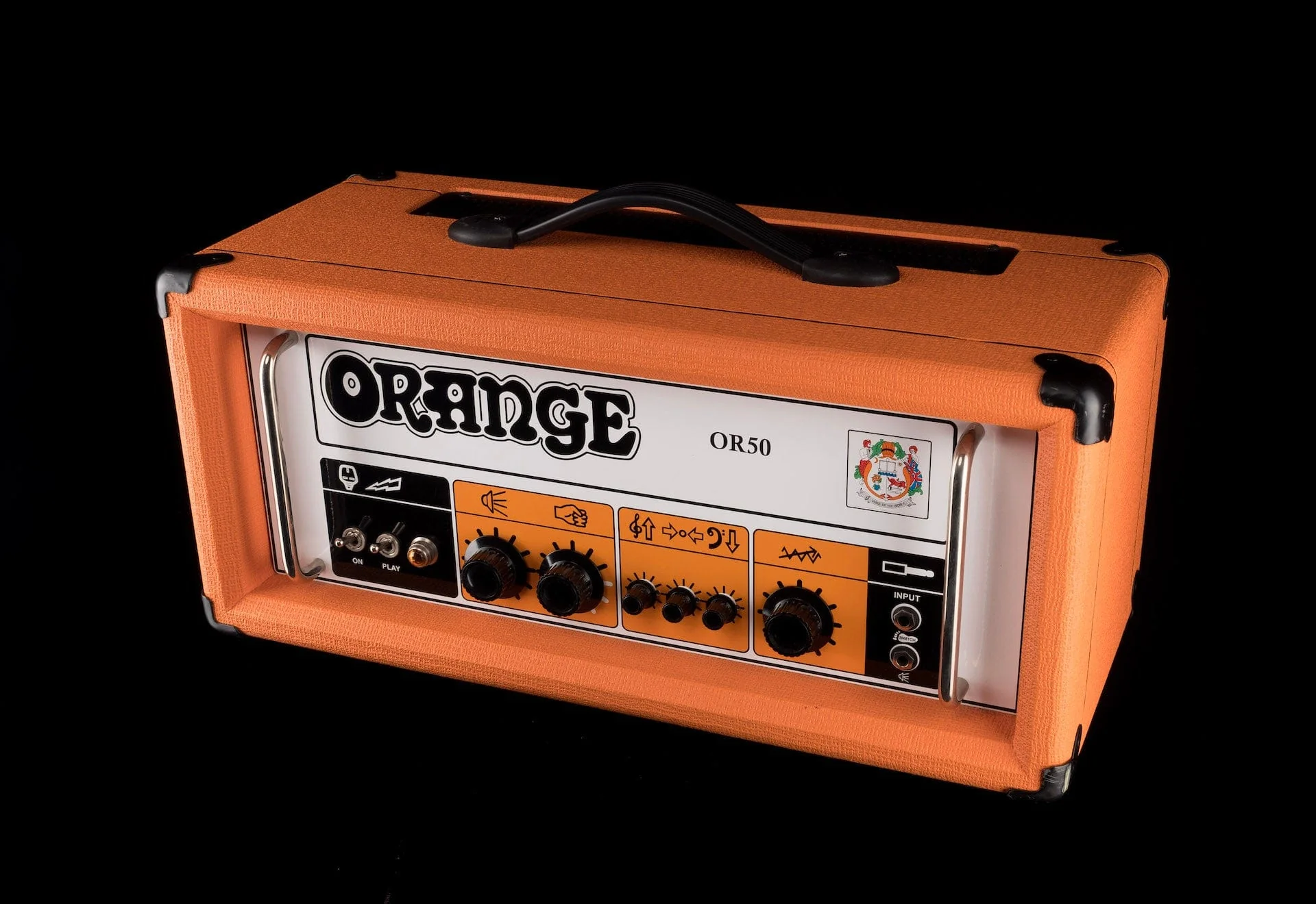 Used Orange OR50H Guitar Amplifier Head with Road Case - Image 2
