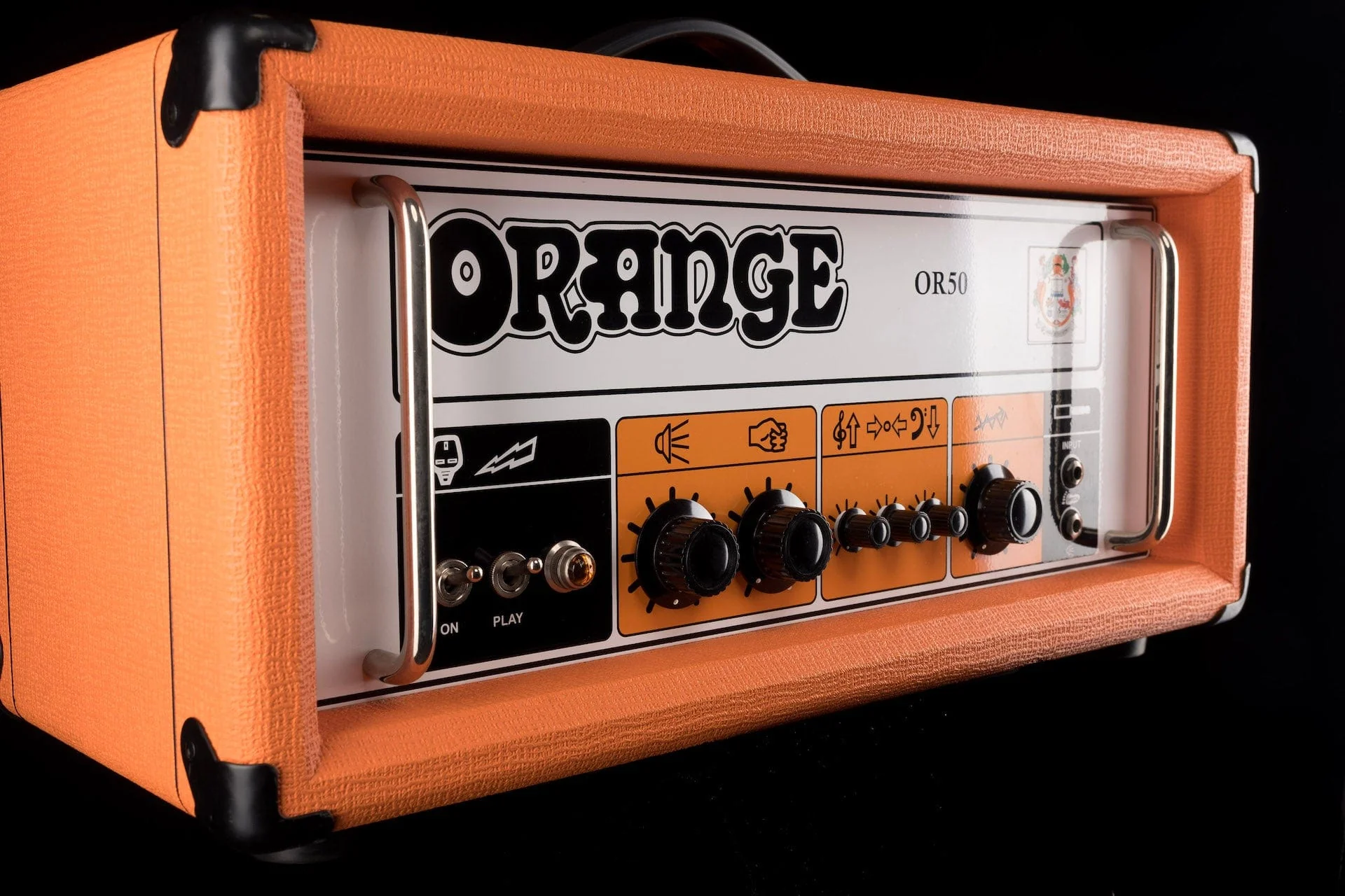 Used Orange OR50H Guitar Amplifier Head with Road Case - Image 8