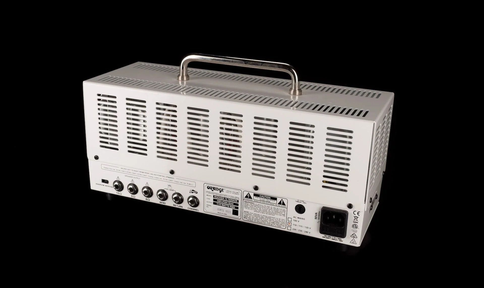 Used Orange Rocker 15 Terror 15-watt 2-channel Tube Guitar Amp Head with Cover - Image 10
