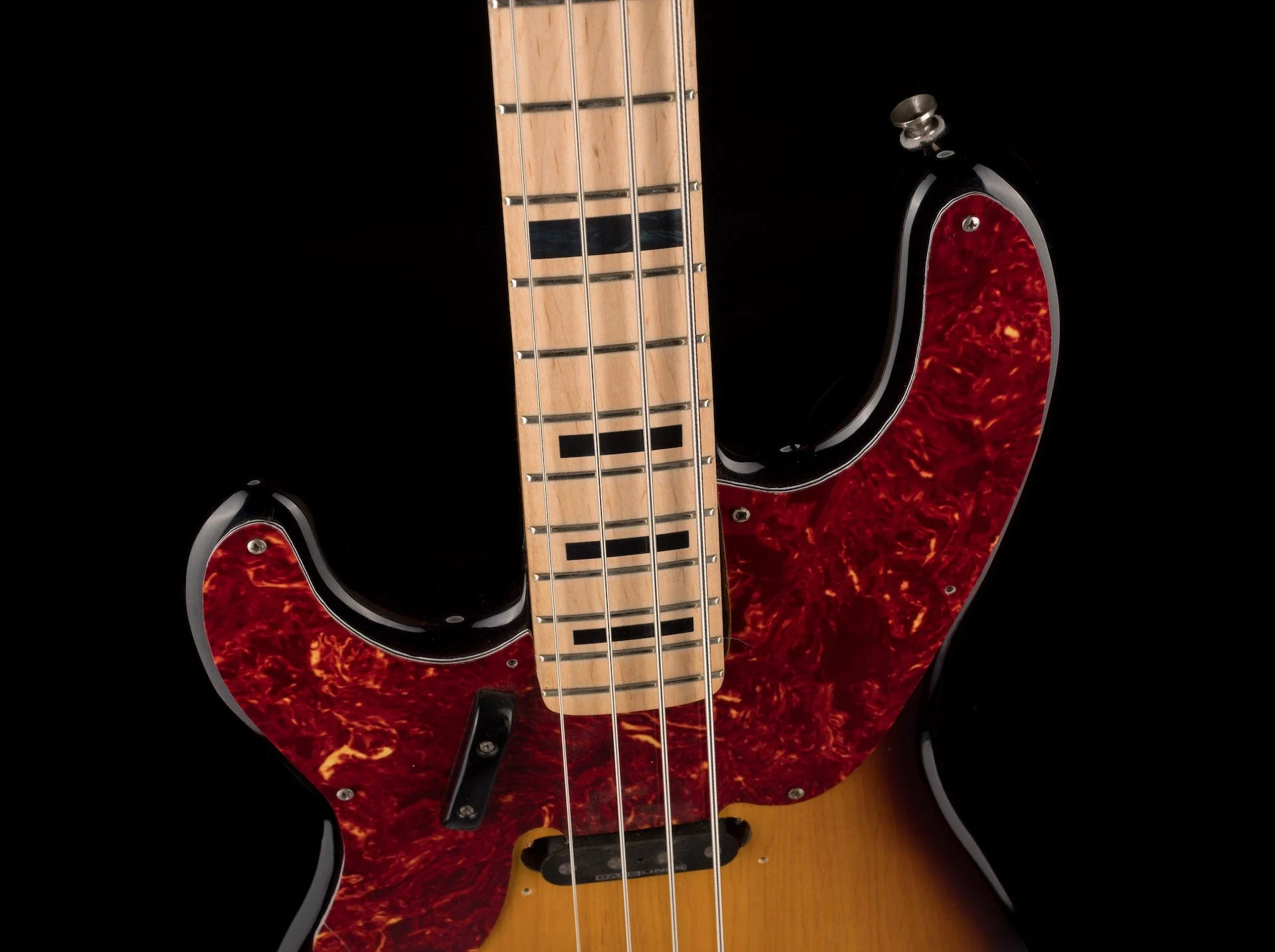 Used Parts P-Bass 1951-style Left-Handed Sunburst Bass With Gig Bag - Image 3
