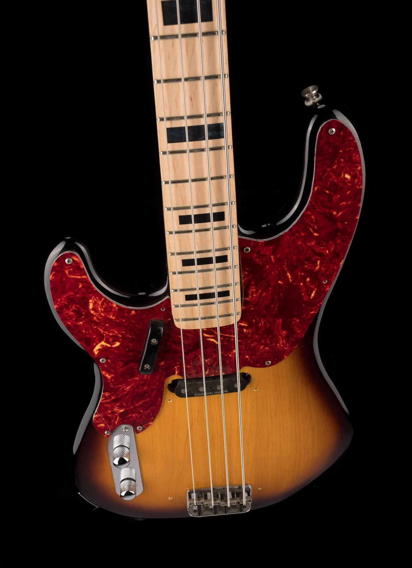 Used Parts P-Bass 1951-style Left-Handed Sunburst Bass With Gig Bag - Image 4