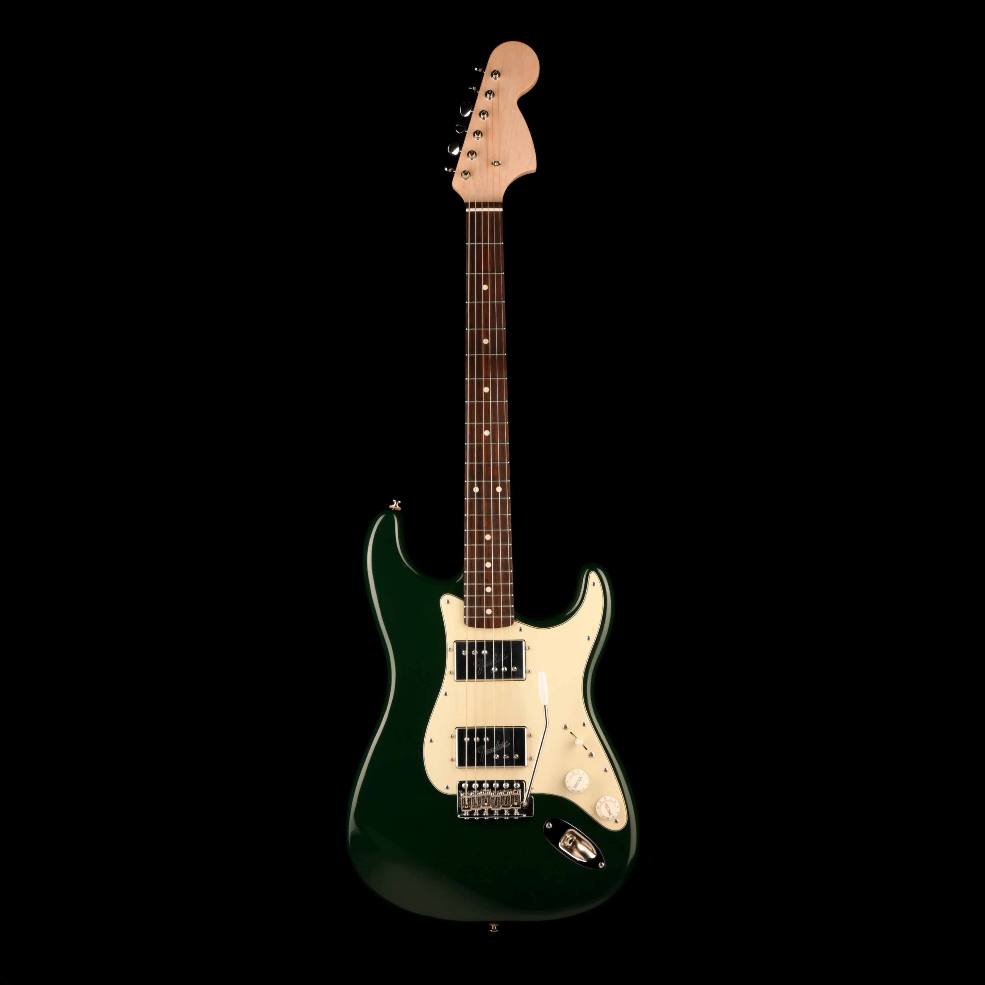 Used Partscaster S-Style Electric Guitar Sherwood Green With OHSC - Image 2