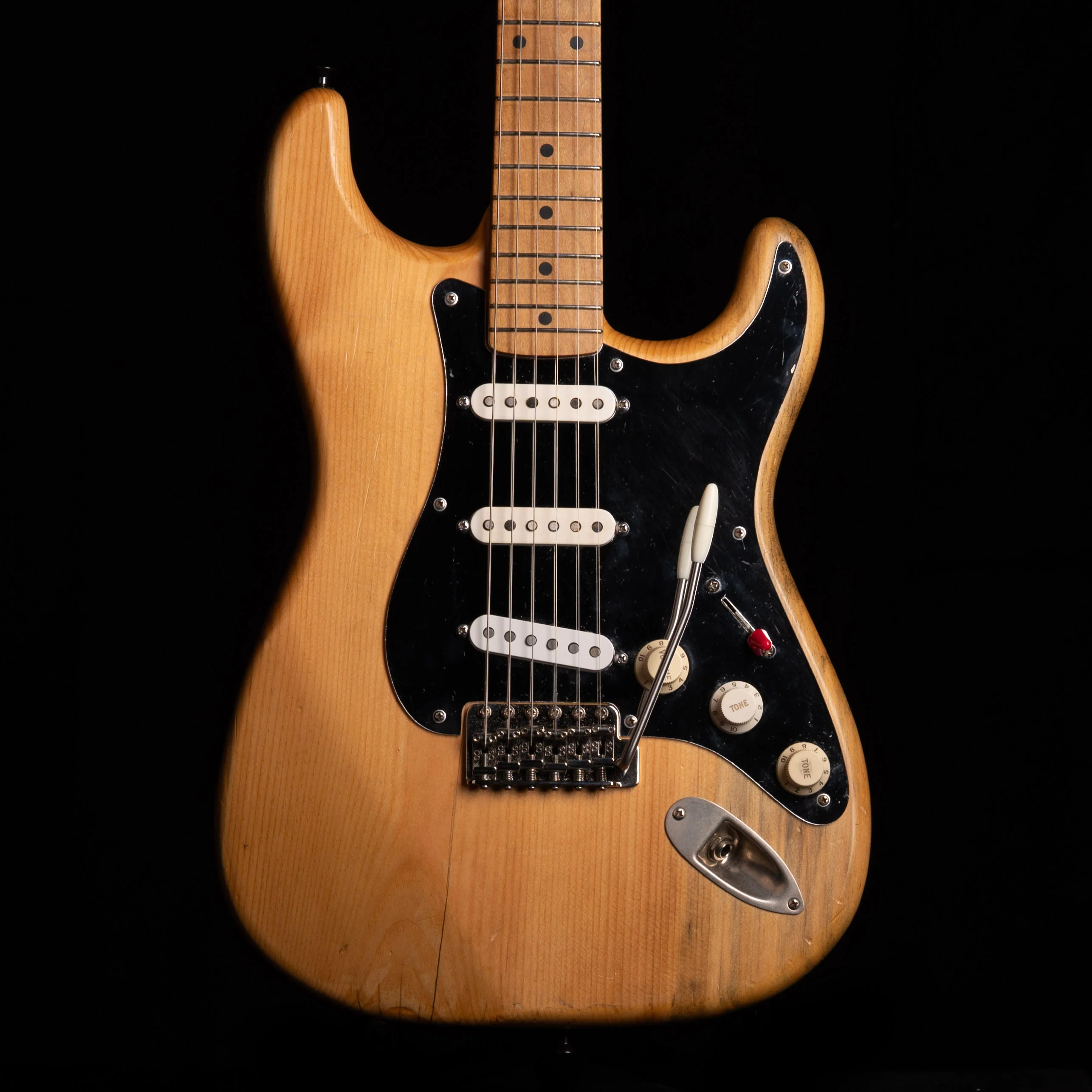 Used Partscaster S Style Natural Electric Guitar