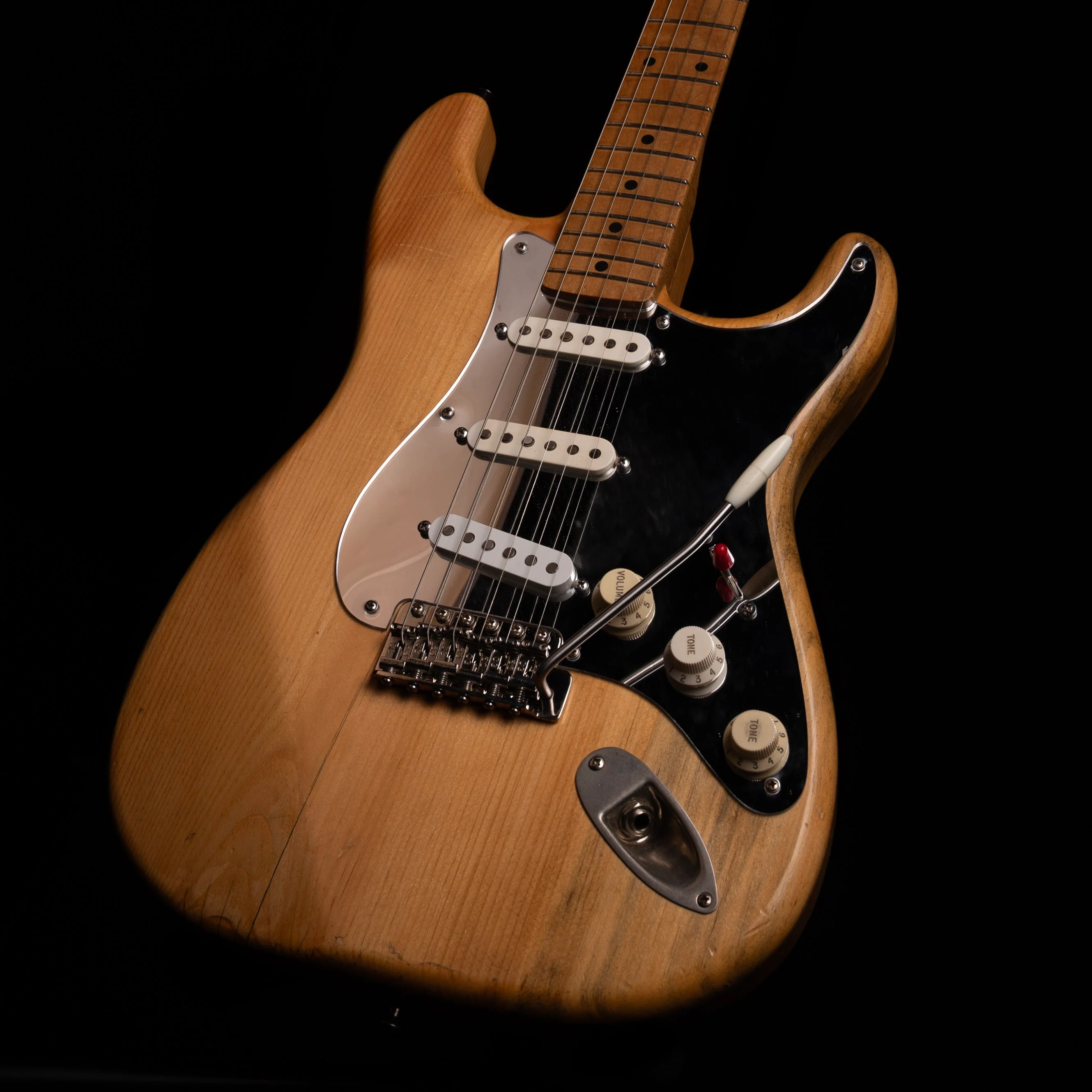 Used Partscaster S Style Natural Electric Guitar - Image 3