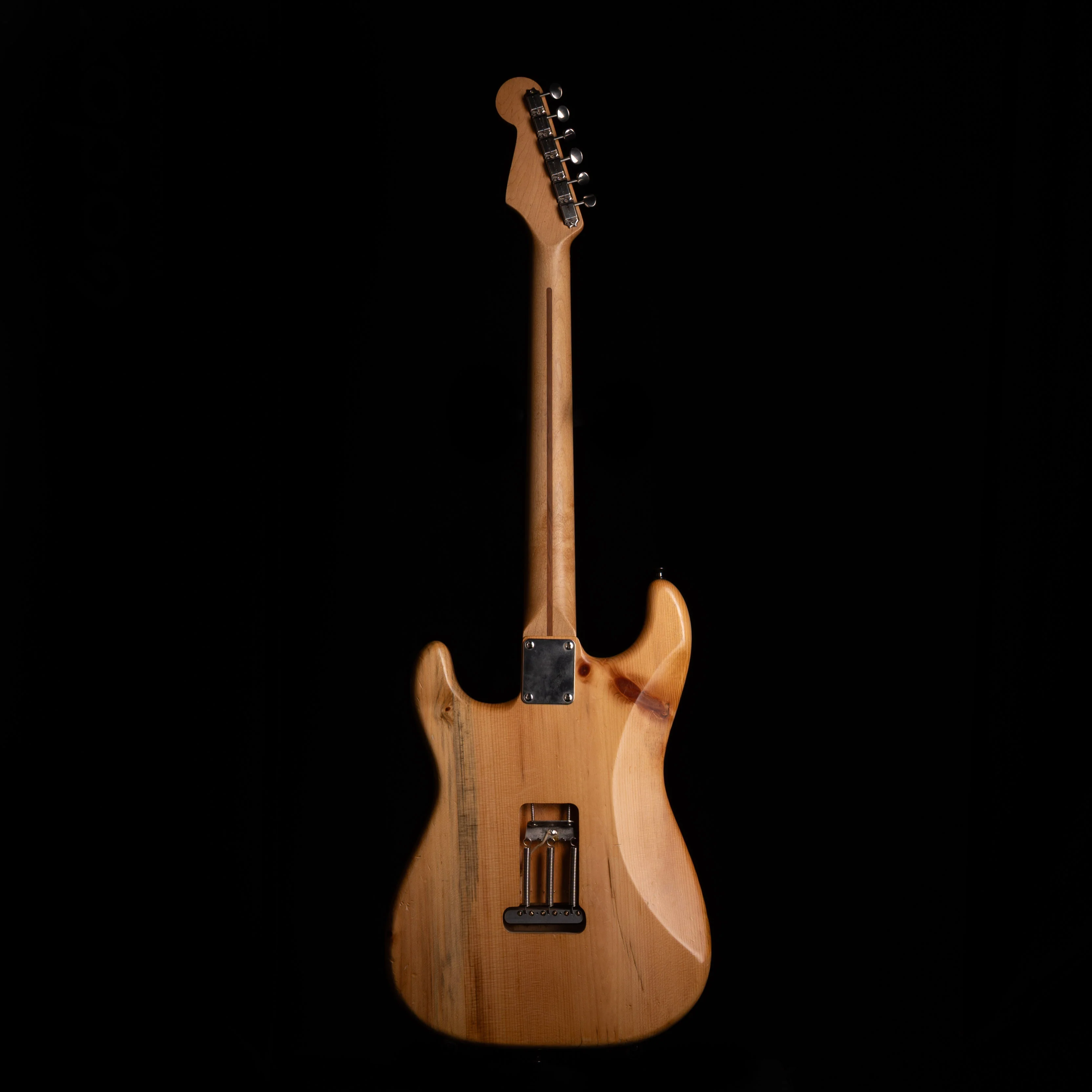 Used Partscaster S Style Natural Electric Guitar - Image 5