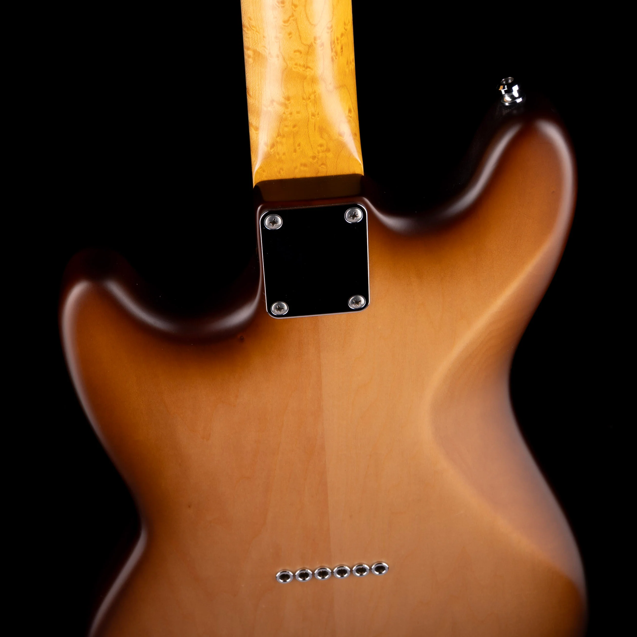 Used Partscaster Warmouth Mustang-style Electric guitar Brown Sunburst With Gig Bag - Image 10