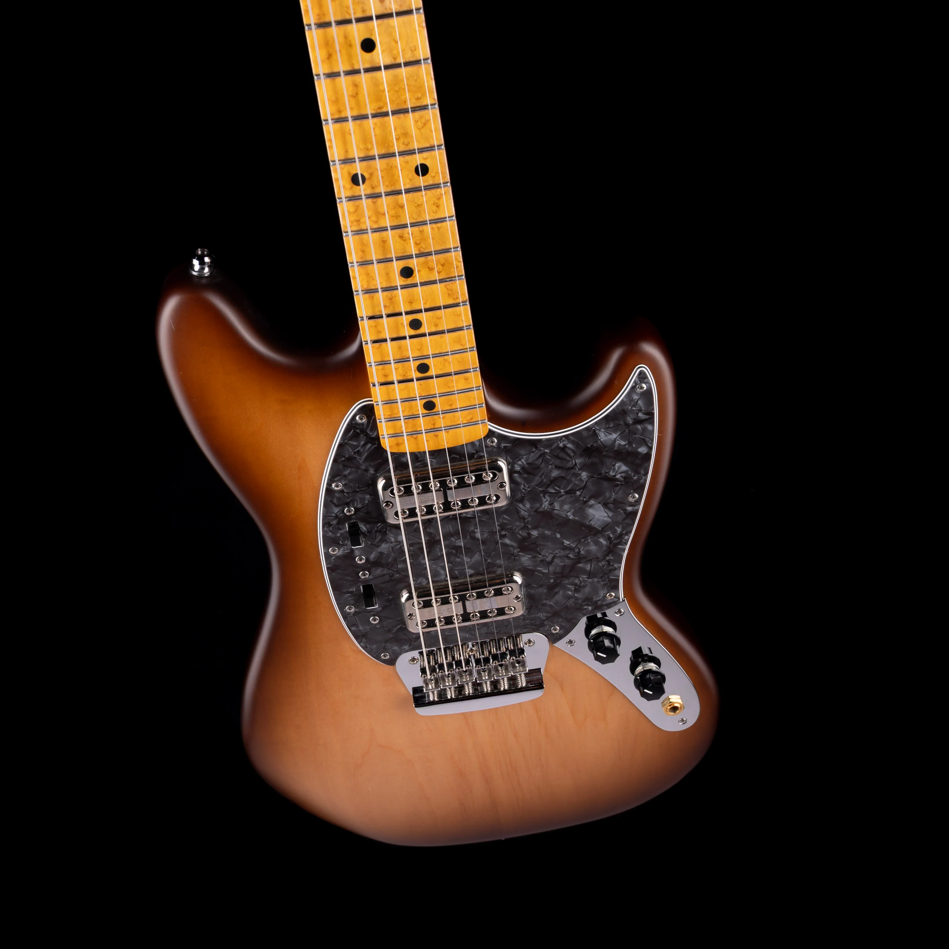Used Partscaster Warmouth Mustang-style Electric guitar Brown Sunburst With Gig Bag - Image 3
