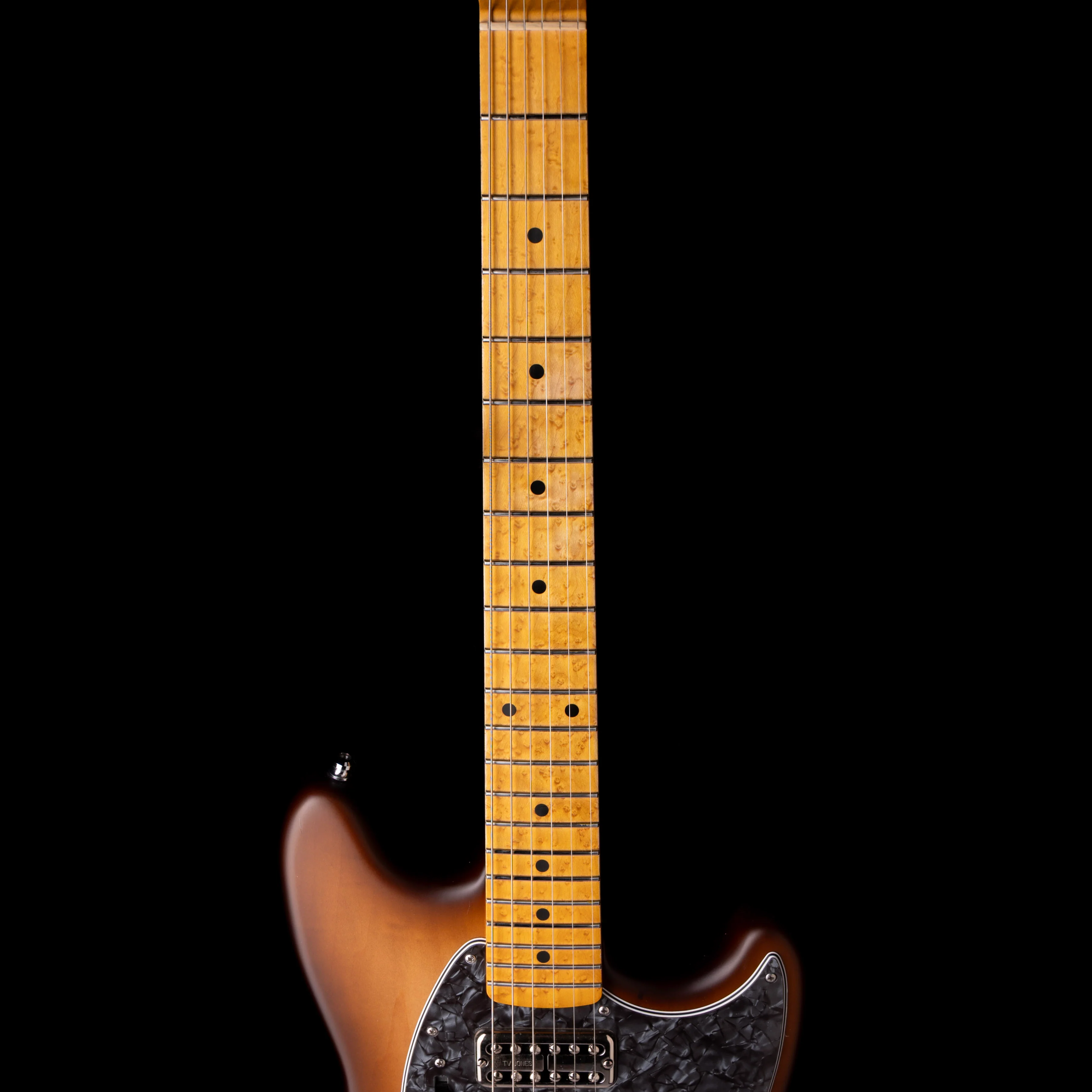 Used Partscaster Warmouth Mustang-style Electric guitar Brown Sunburst With Gig Bag - Image 7