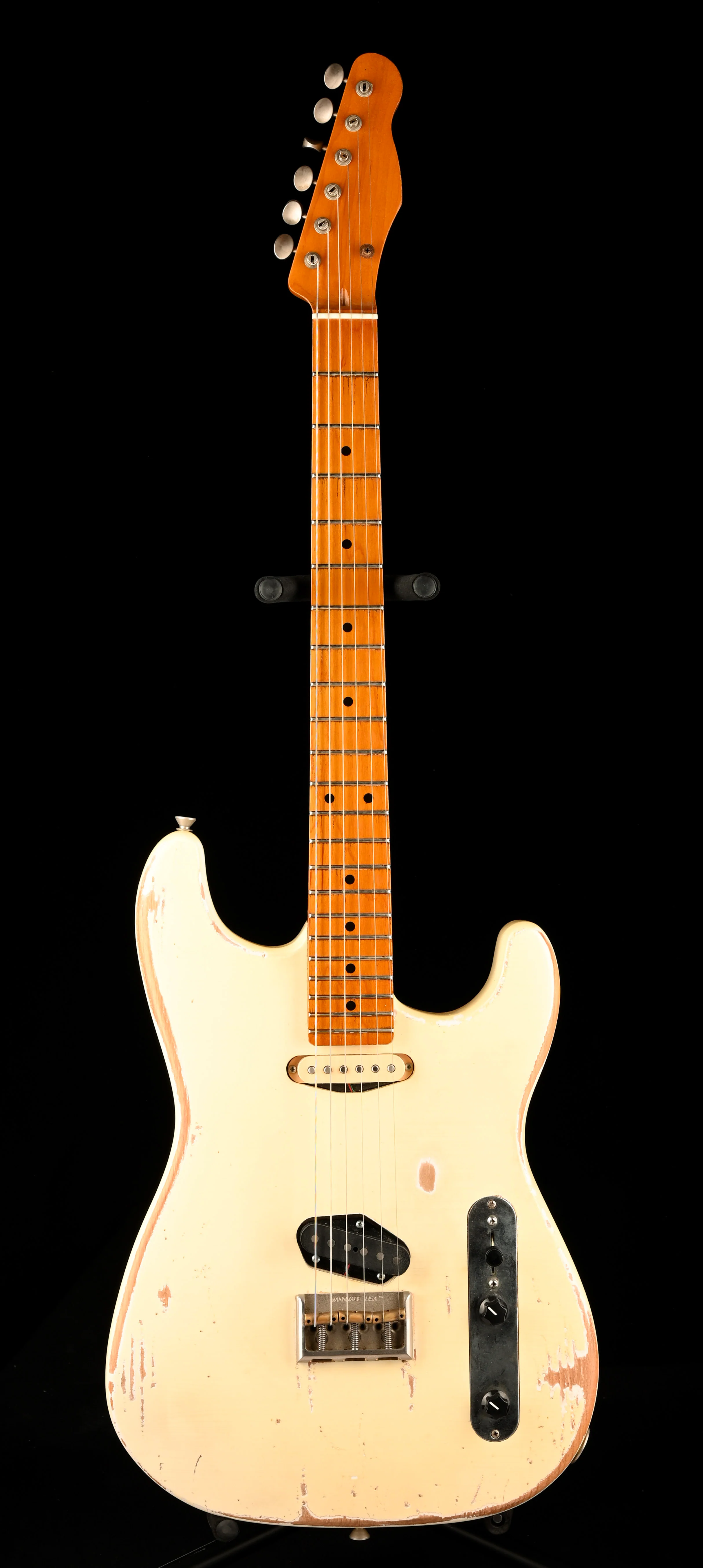Used Partscaster S&T Style White Blonde With Gig Bag - Image 2