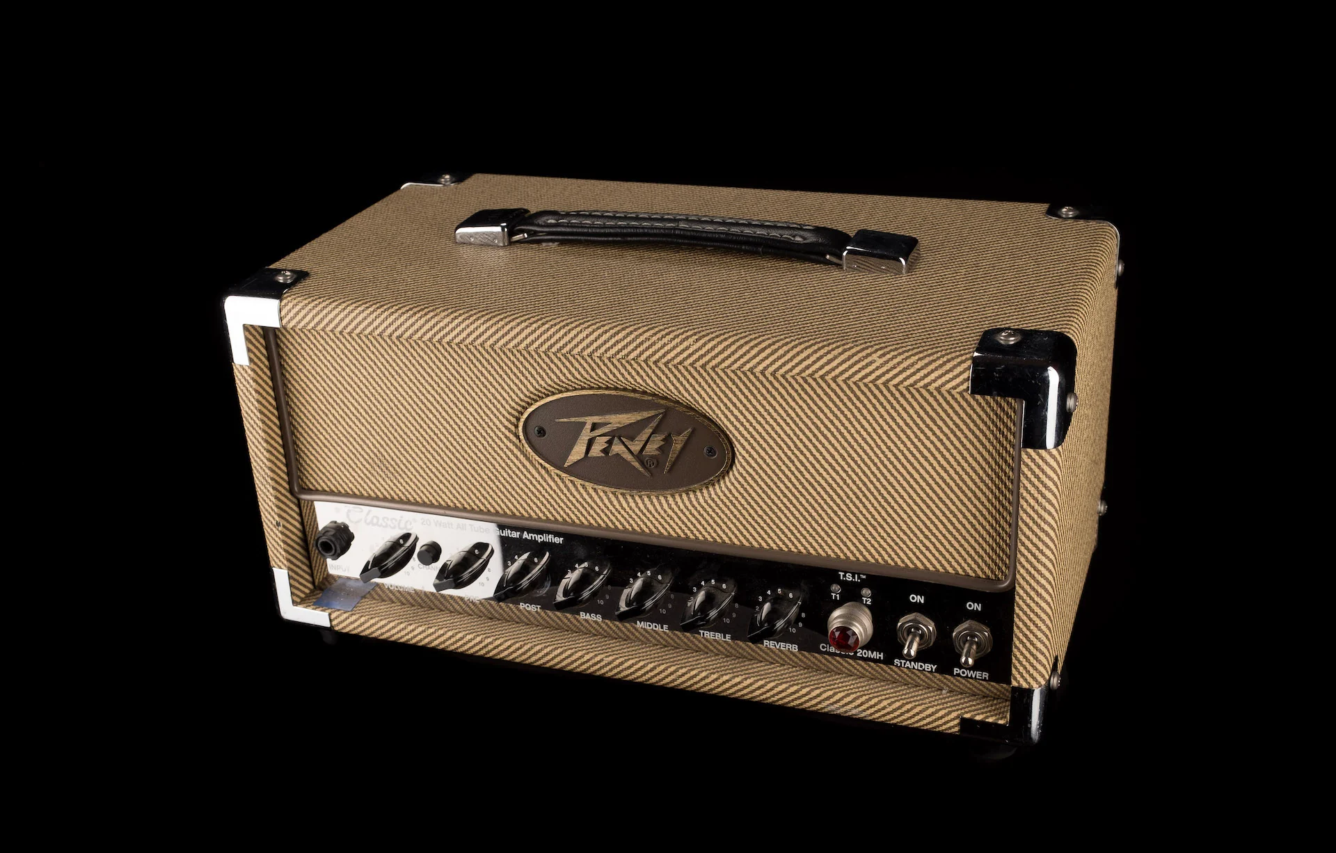 Used Peavey Classic 20 MH Mini Guitar Amp Head With Footswitch - Image 2