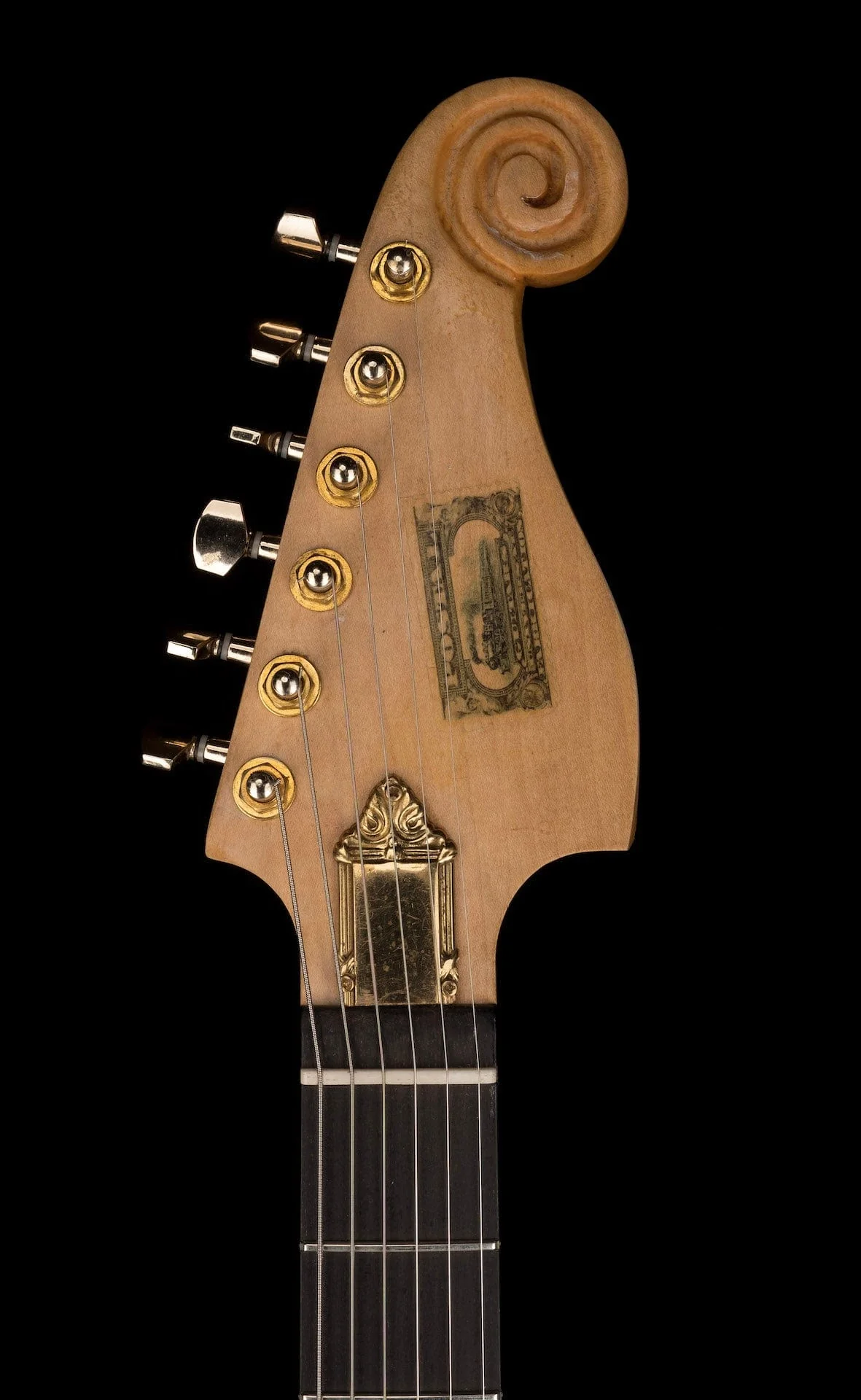 Used Postal Delta Zephyr Flamed Antique Burst Electric Guitar With OHSC - Image 19