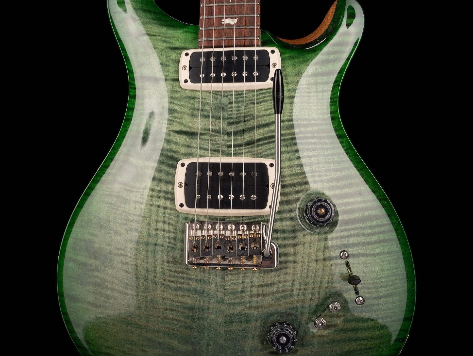 Used PRS 408 Trampas Green Burst Electric Guitar With OHSC - Image 6