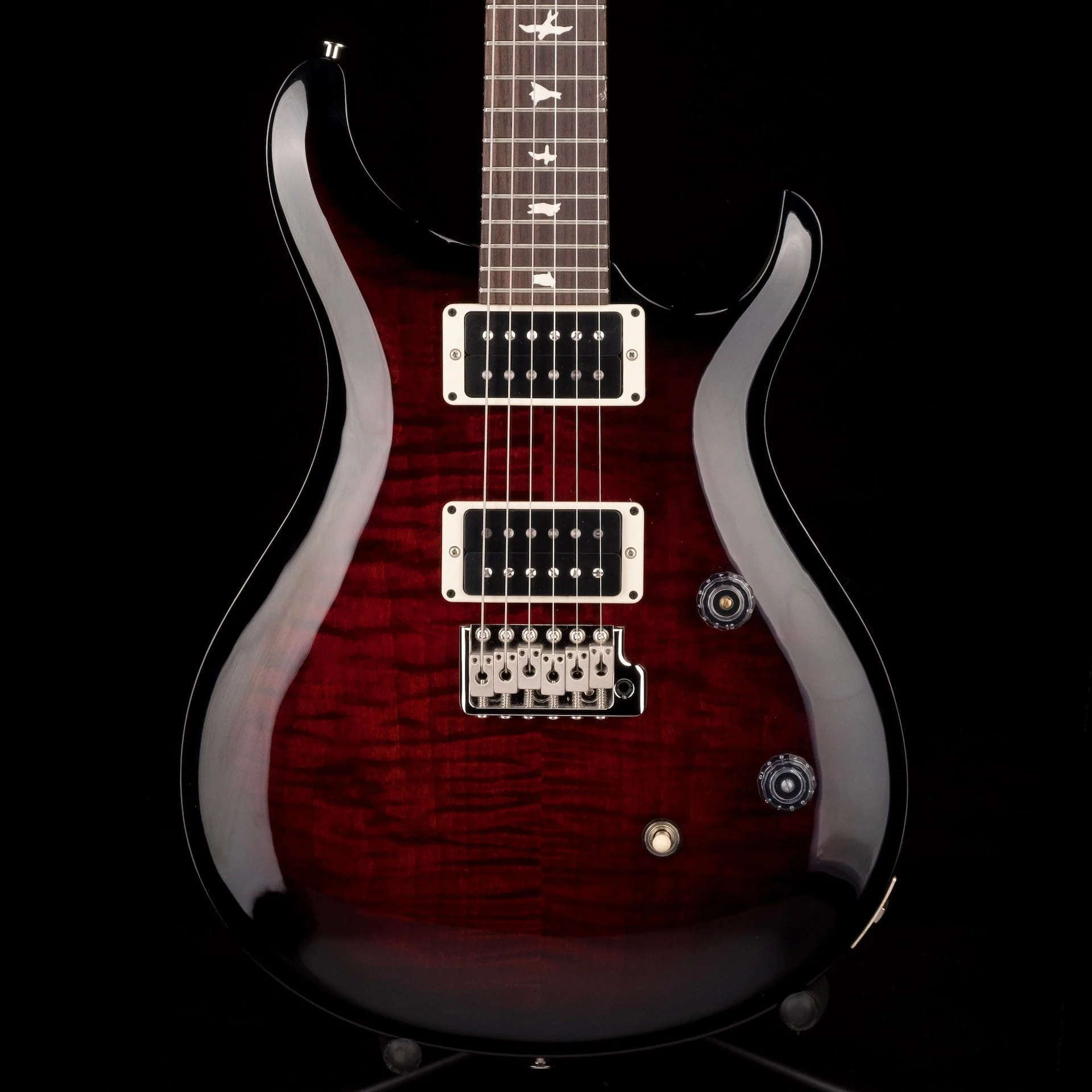 Used 2021 PRS CE24 Custom Color Dark Amber Smokewrap Burst with Gig Bag - 0332403
