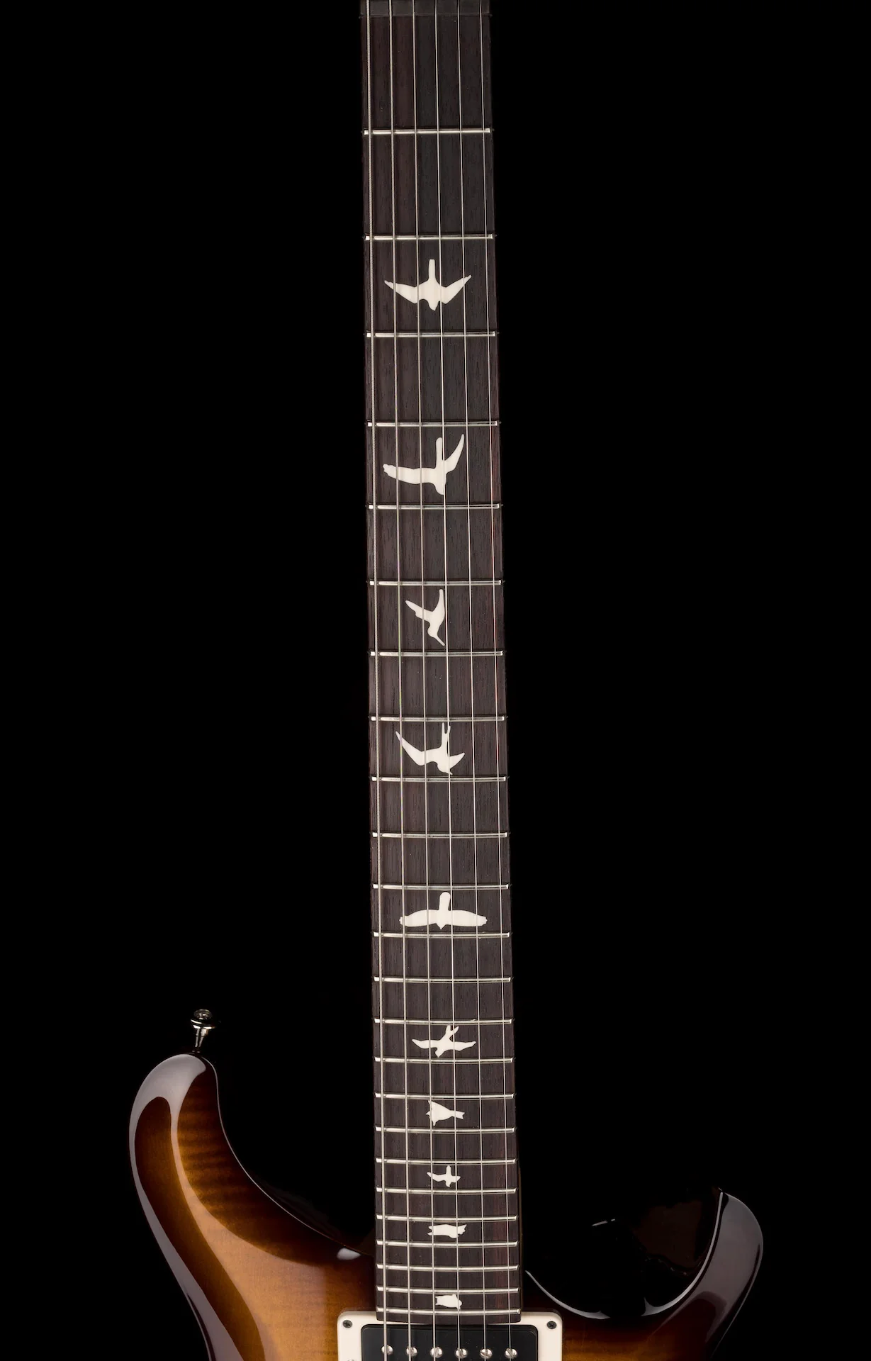 Used PRS CE24 Semi-Hollow Black Amber With Gig Bag - Image 12