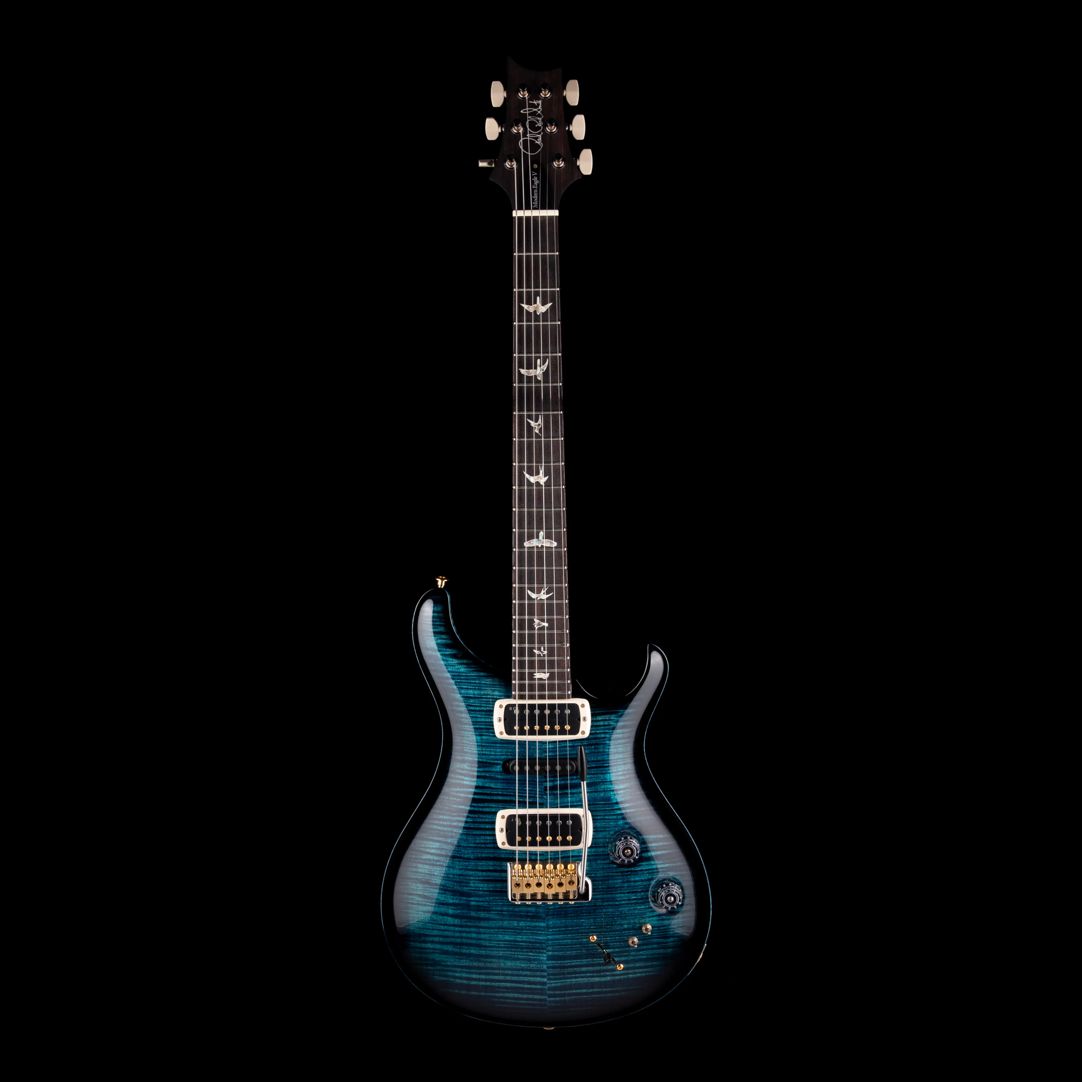 Used PRS Core Modern Eagle V 10-Top Cobalt Smokeburst With OHSC - Image 2
