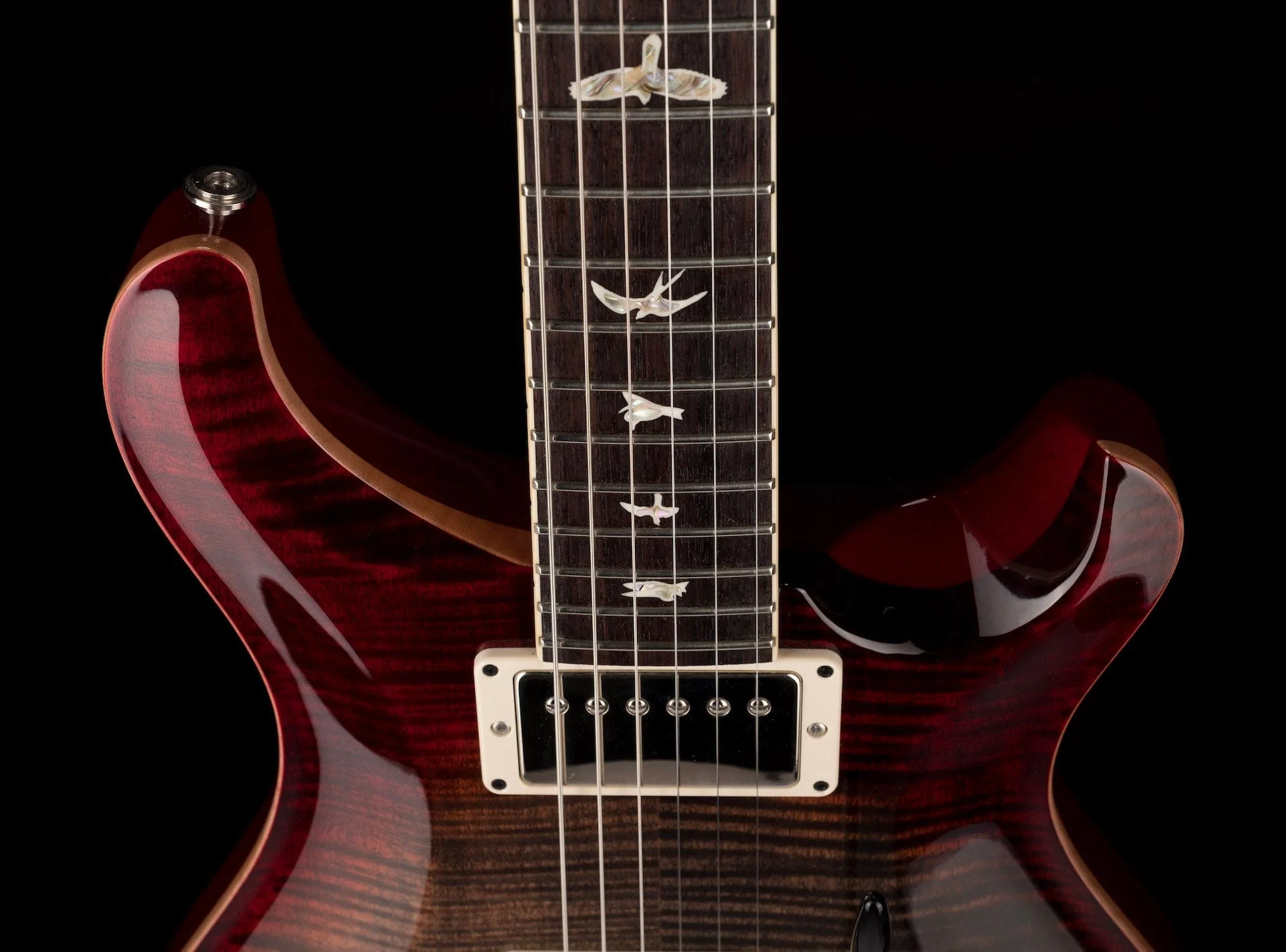 Used PRS DGT Charcoal Cherry Burst with OHSC - Image 3